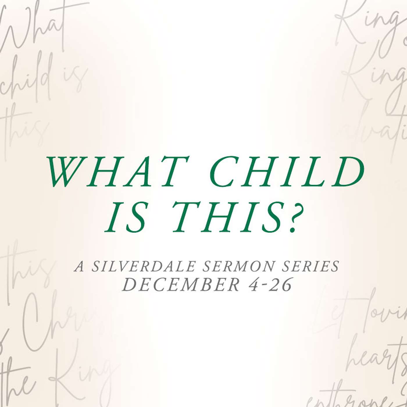 What Child Is This - Part 3 | Born to Destroy - John 3:5-9 | Tony Walliser episode artwork