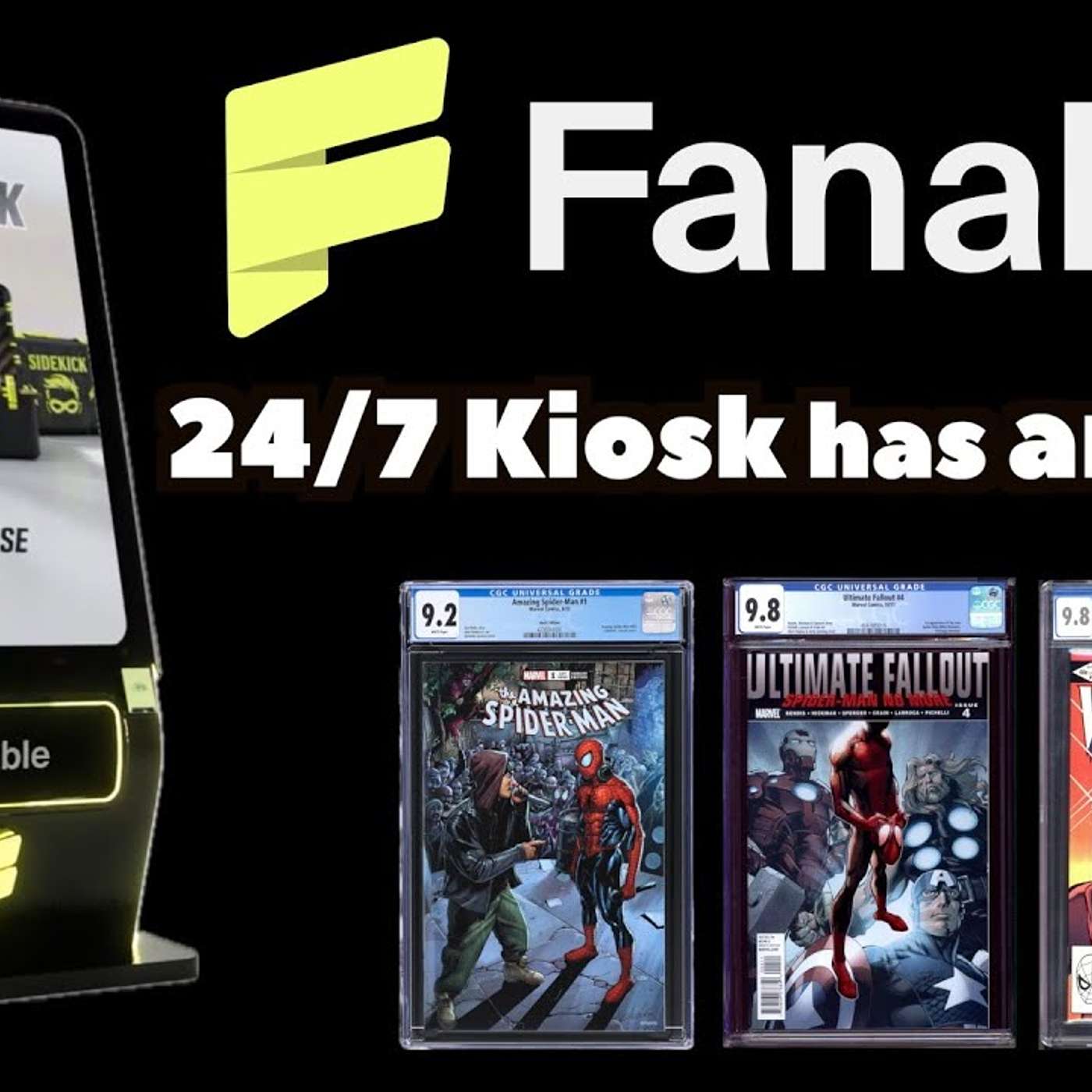 Buy 24/7 Mystery Cases with Fanable's NEW KIOSK!