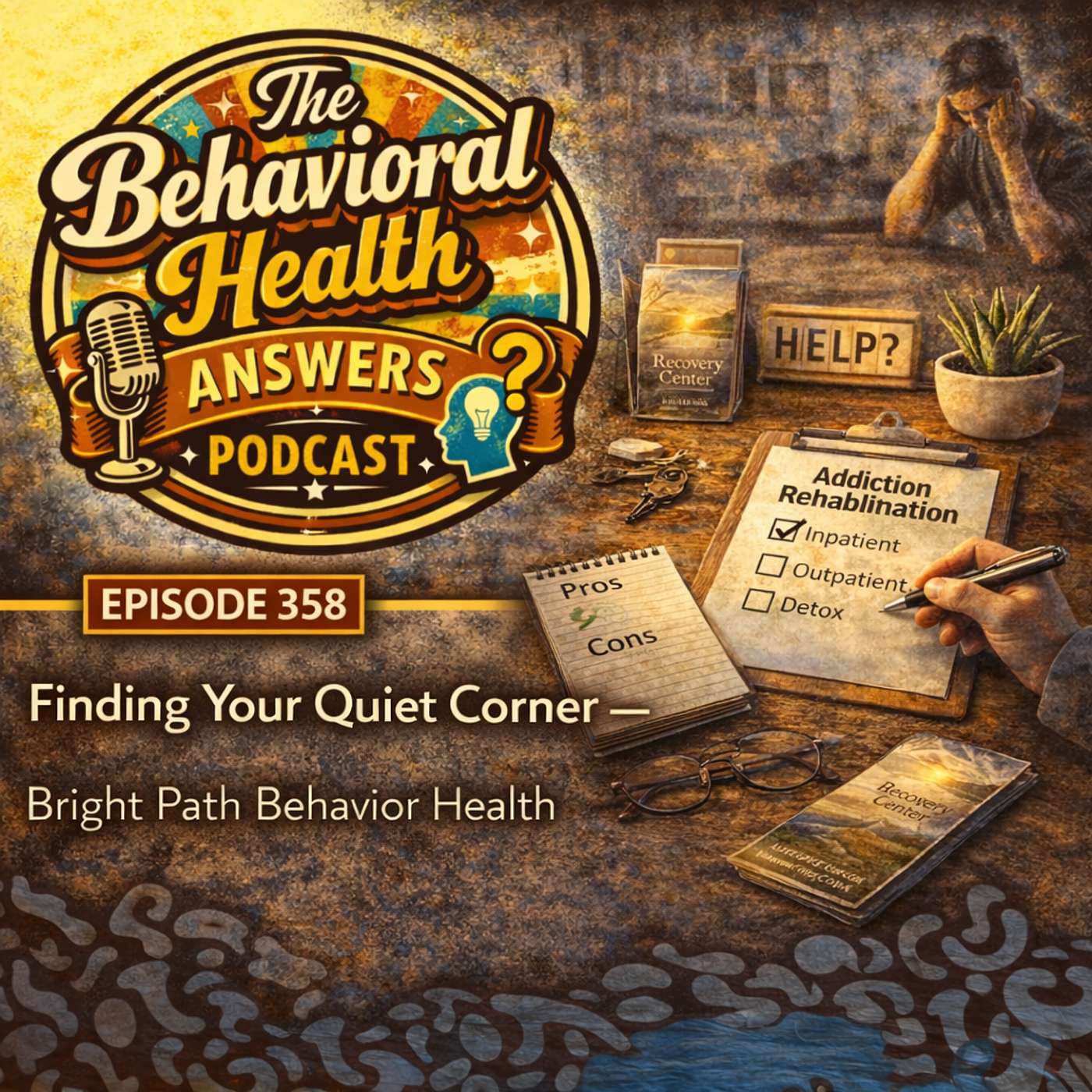 Episode 358: Finding Your Quiet Corner | Bright Path Behavior Health episode artwork
