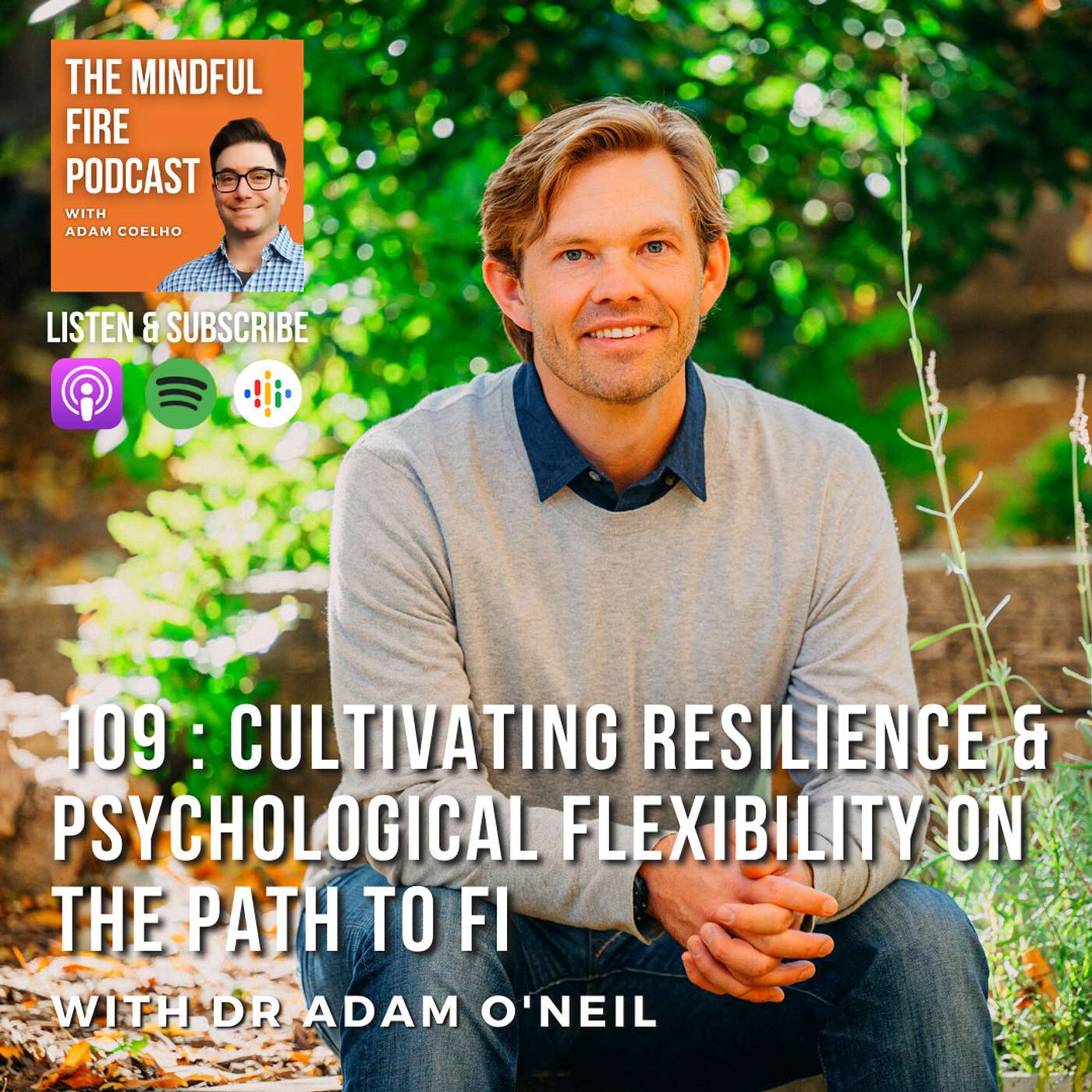 109 : Cultivating Resilience & Psychological Flexibility On The Path to FI with Dr. Adam O'Neil