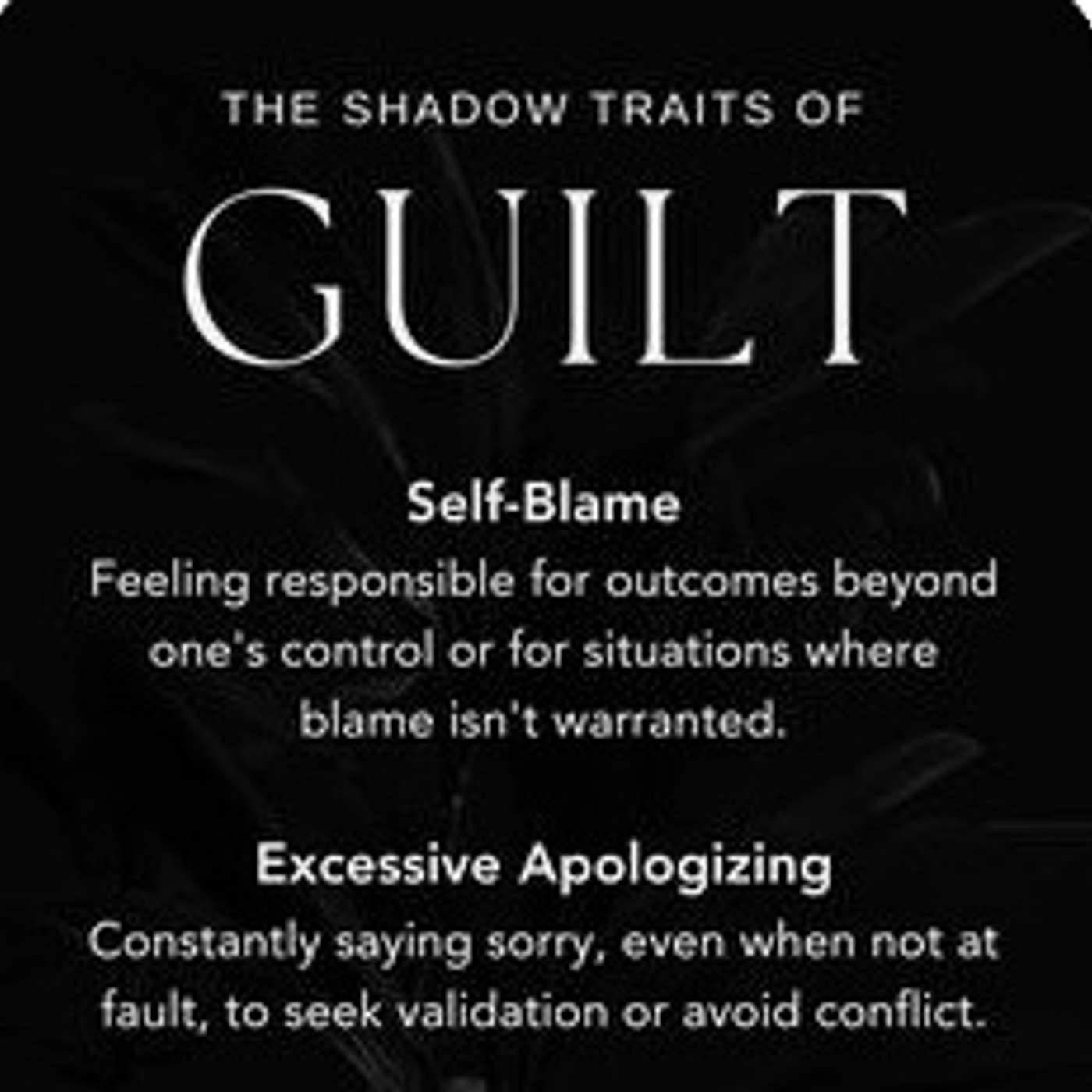 Self Blame, Guilt & Not Enoughness episode artwork
