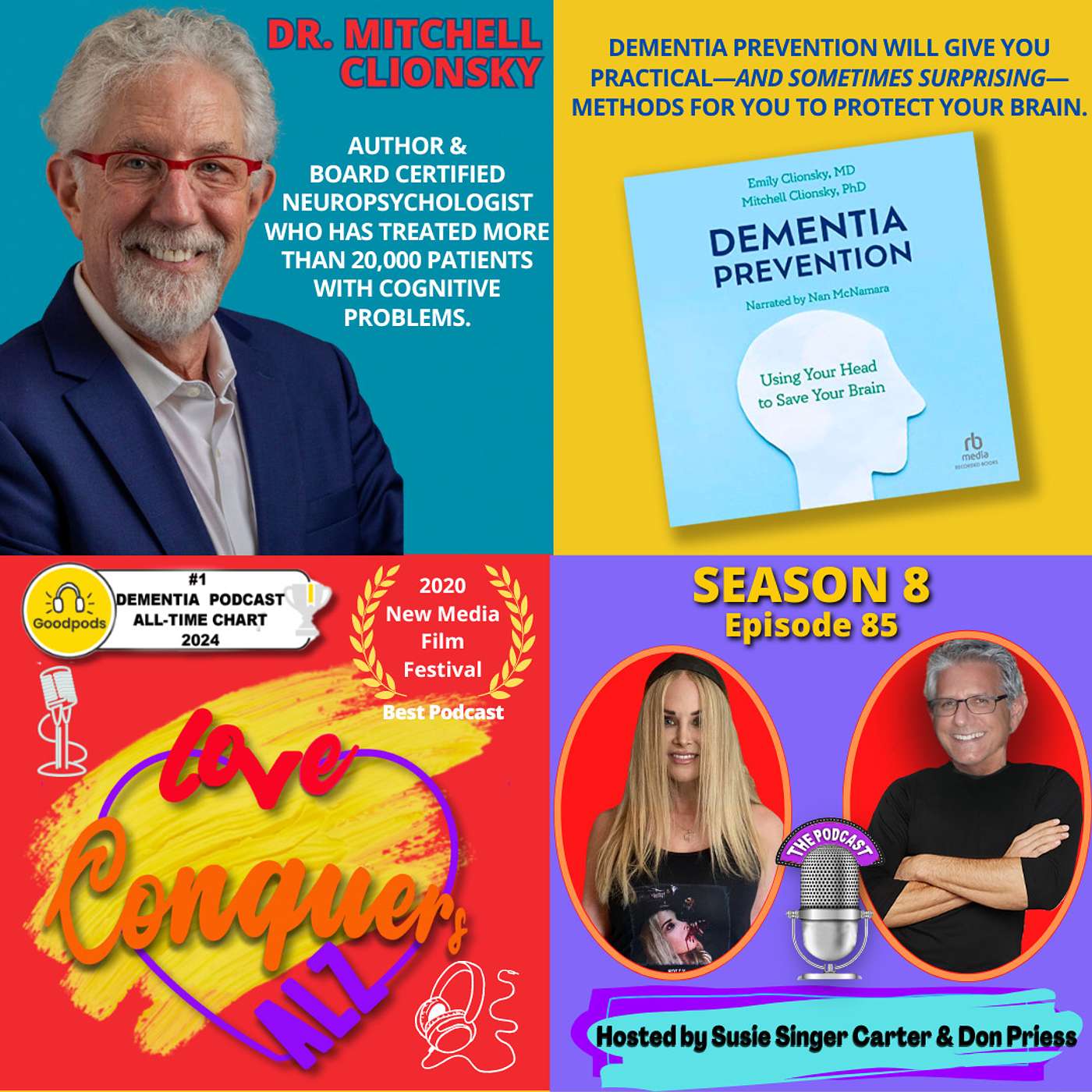 RE-RELEASE: DR. MITCH CLIONSKY - Dementia Prevention: Using Your Head to Save Your Brain