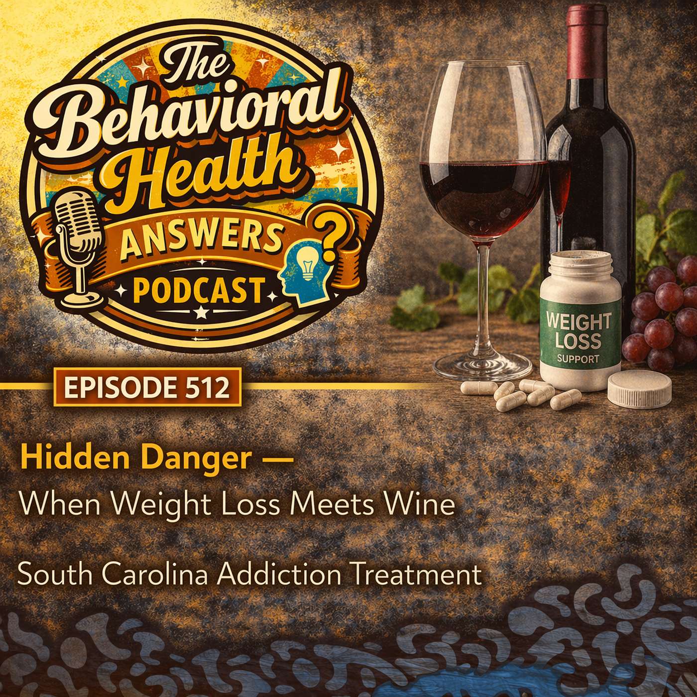 Episode 512: Hidden Danger - When Weight Loss Meets Wine | South Carolina Addiction Treatment episode artwork