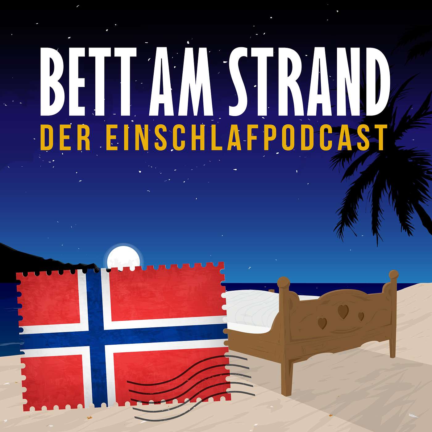Bett am Strand | Einschlafen zu Reisegeschichten