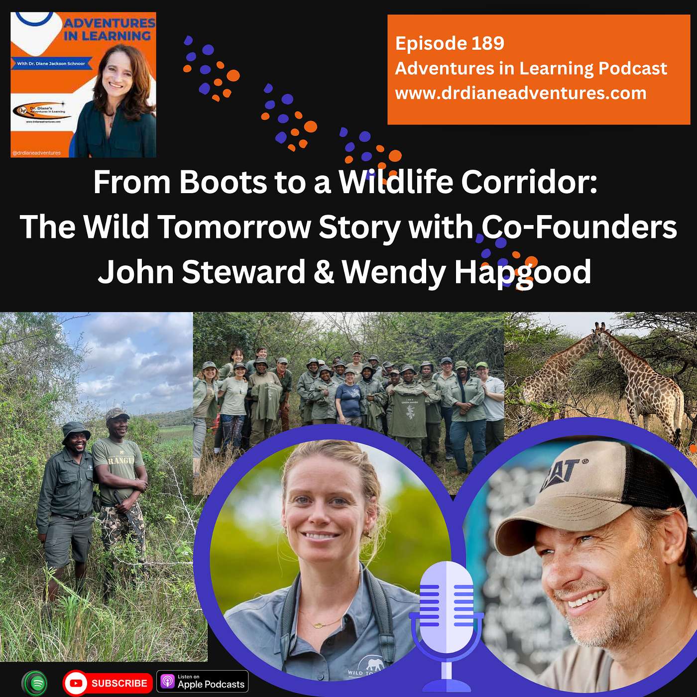 From Boots to a Wildlife Corridor: The Wild Tomorrow Story with Co-Founders John Steward and Wendy Hapgood (Part 1) episode artwork