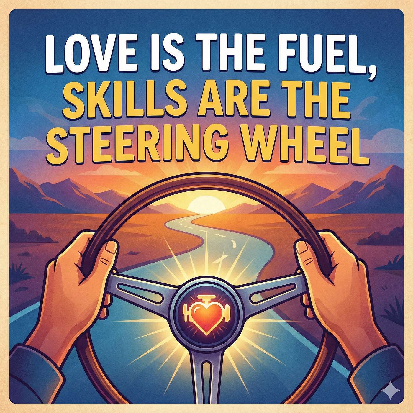 291 - Love Is The Fuel, Skills Are The Steering Wheel 291 - Love Is The Fuel, Skills Are The Steering Wheel