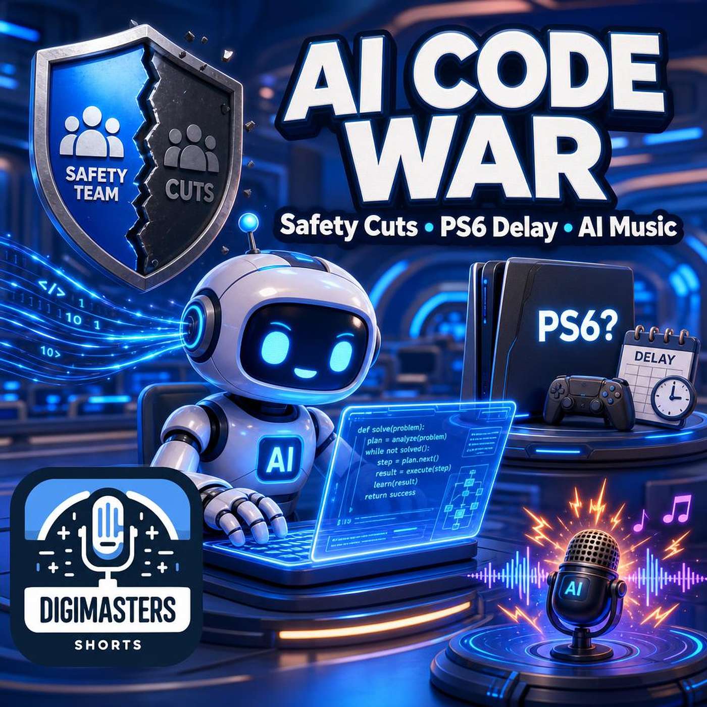DeepSeek Unleashes Agent Code, OpenAI Cuts Safety Teams, Sony Delays PS6, Tyga Ignites AI Music War episode artwork