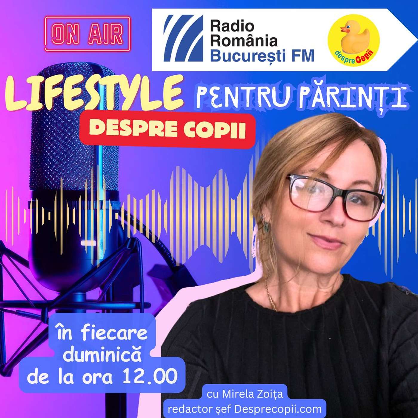 Fericirea copiilor este direct proporțională cu cea a părinților. Invitată specială e Magdalena Aldea, pilot de teste de elicopter, care povestește despre cum se îmbină viața de mamă cu o profesie care necesită curaj și disciplină
