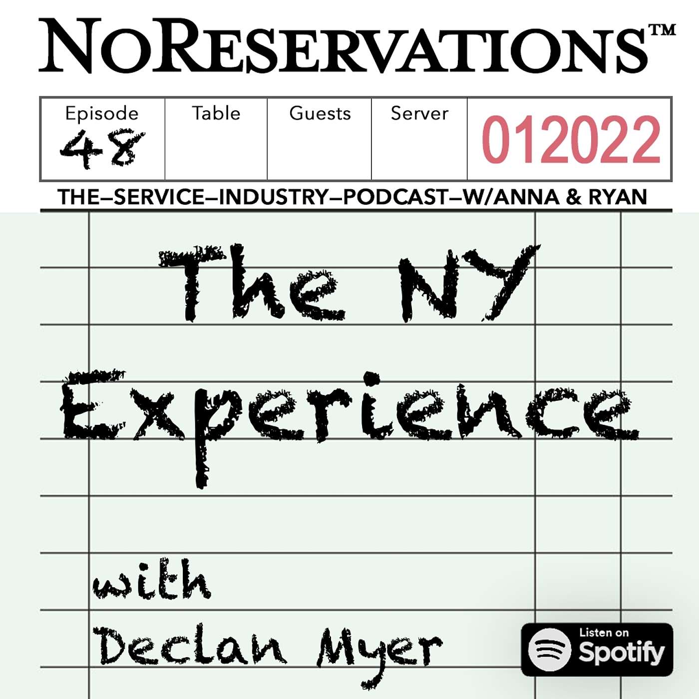 No Reservations