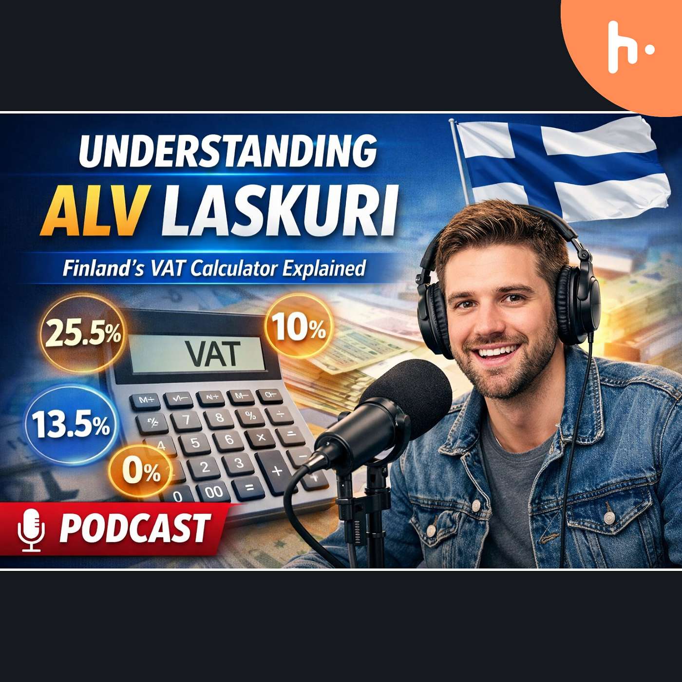 ALV Laskuri Selitetty - Suomen Arvonlisäveron Laskeminen Helposti (2026 Opas) cover art