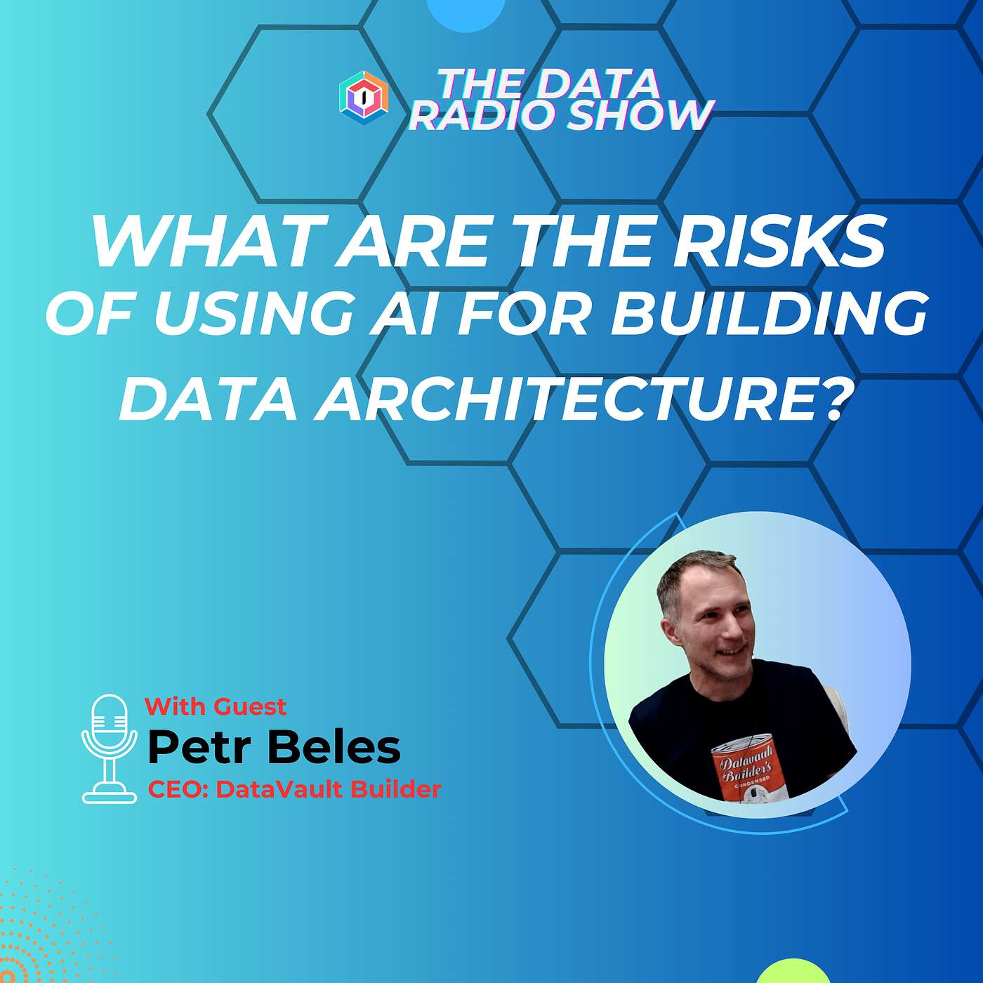 What are the risks of using AI for building data architecture?