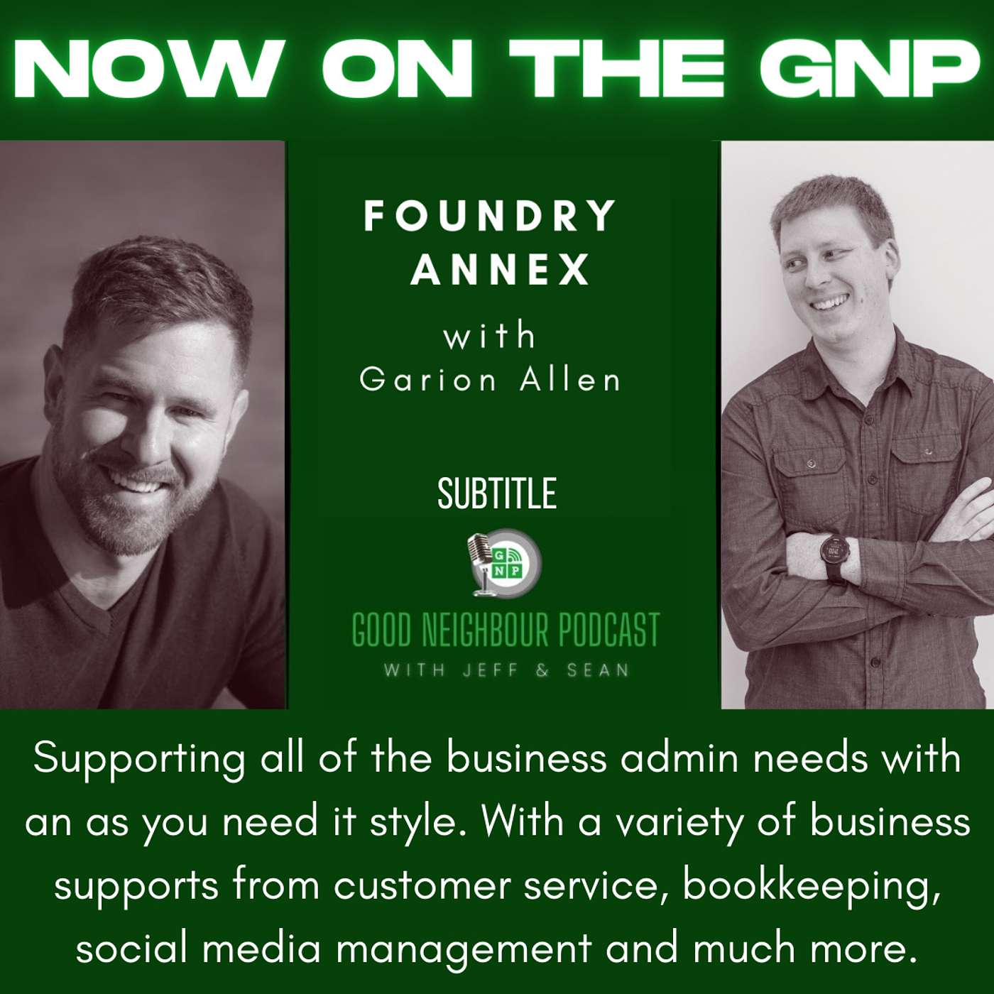 Garion Allen of Foundry Annex episode artwork