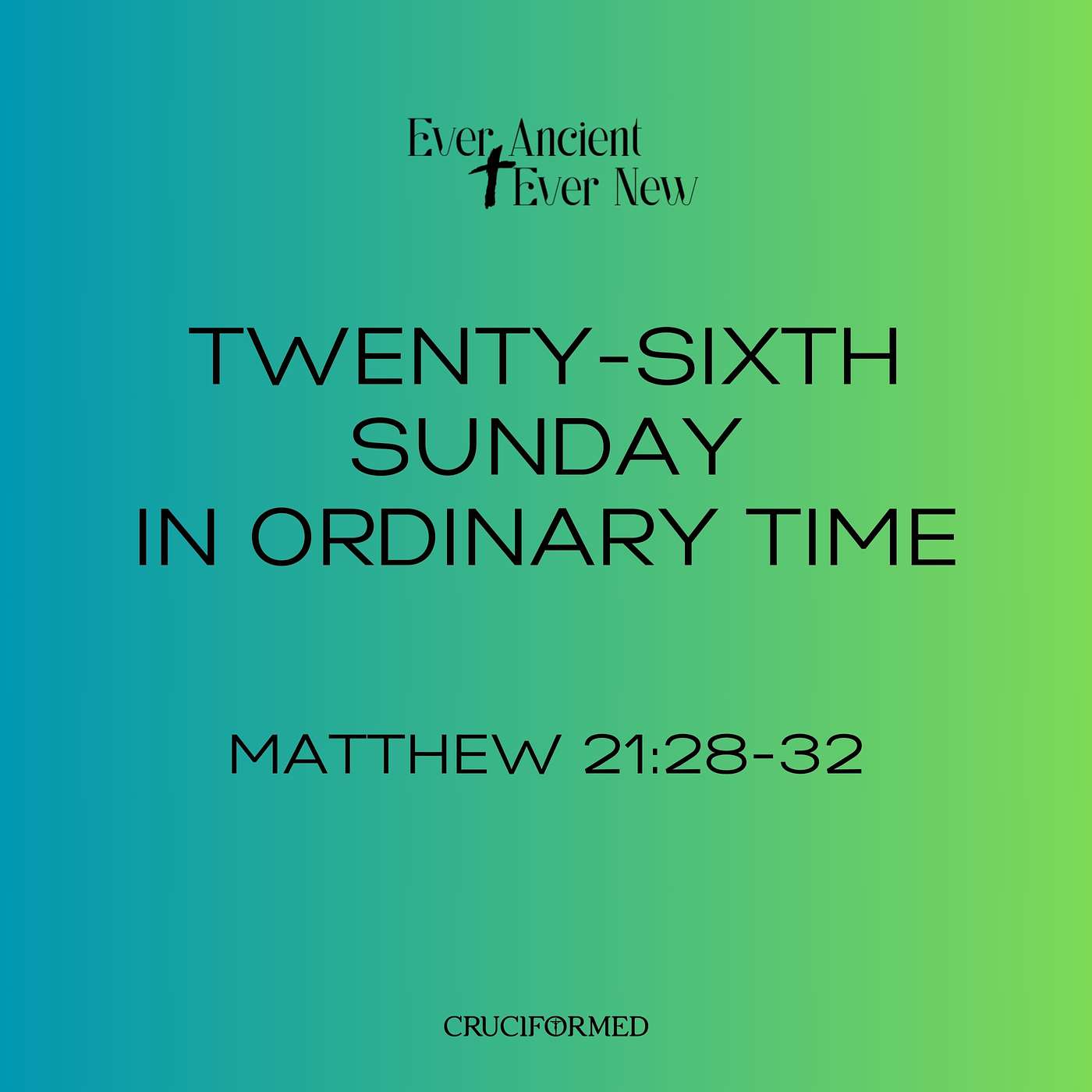 Twenty-sixth Sunday in Ordinary Time