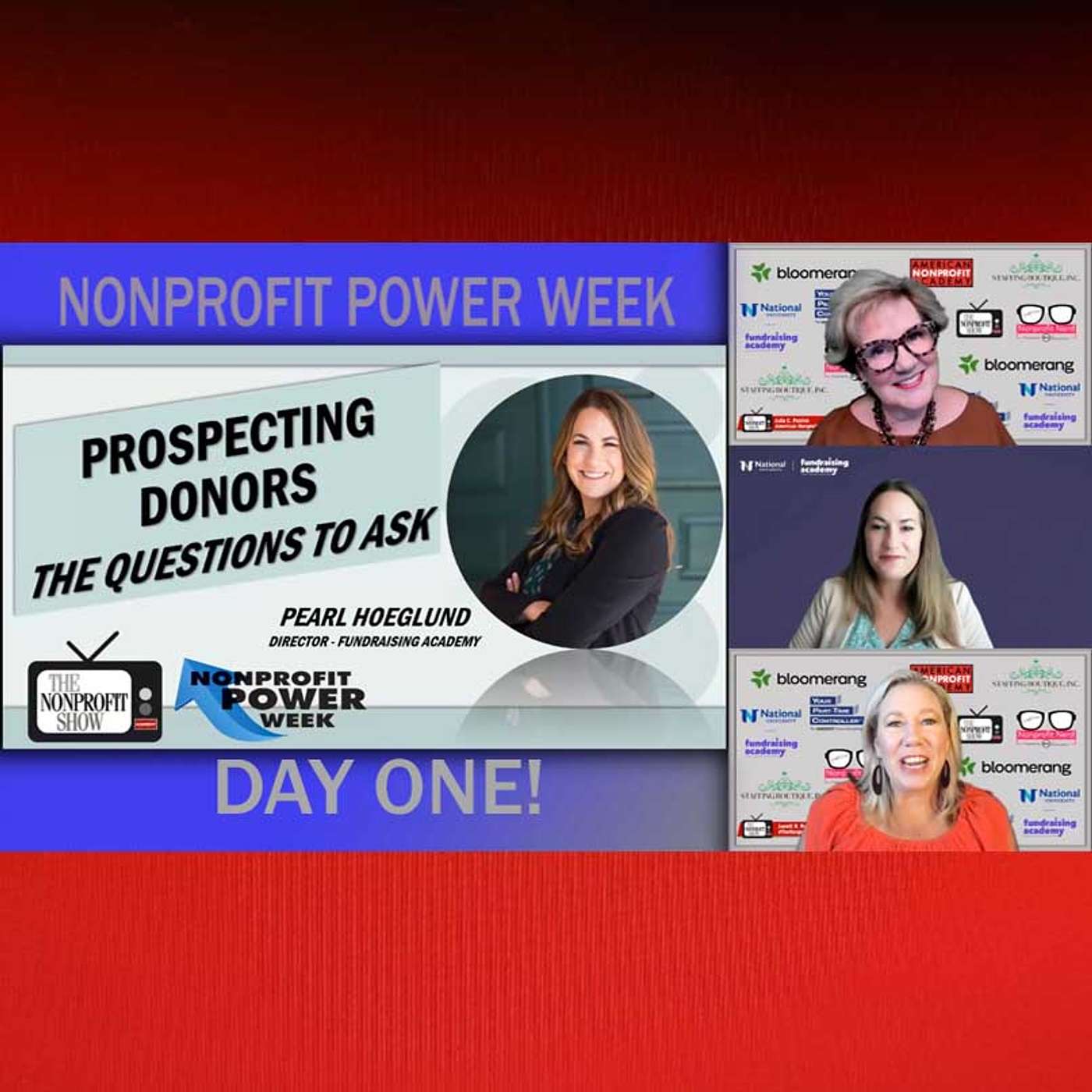 Prospecting Donors! Nonprofit Power Week: Day 1