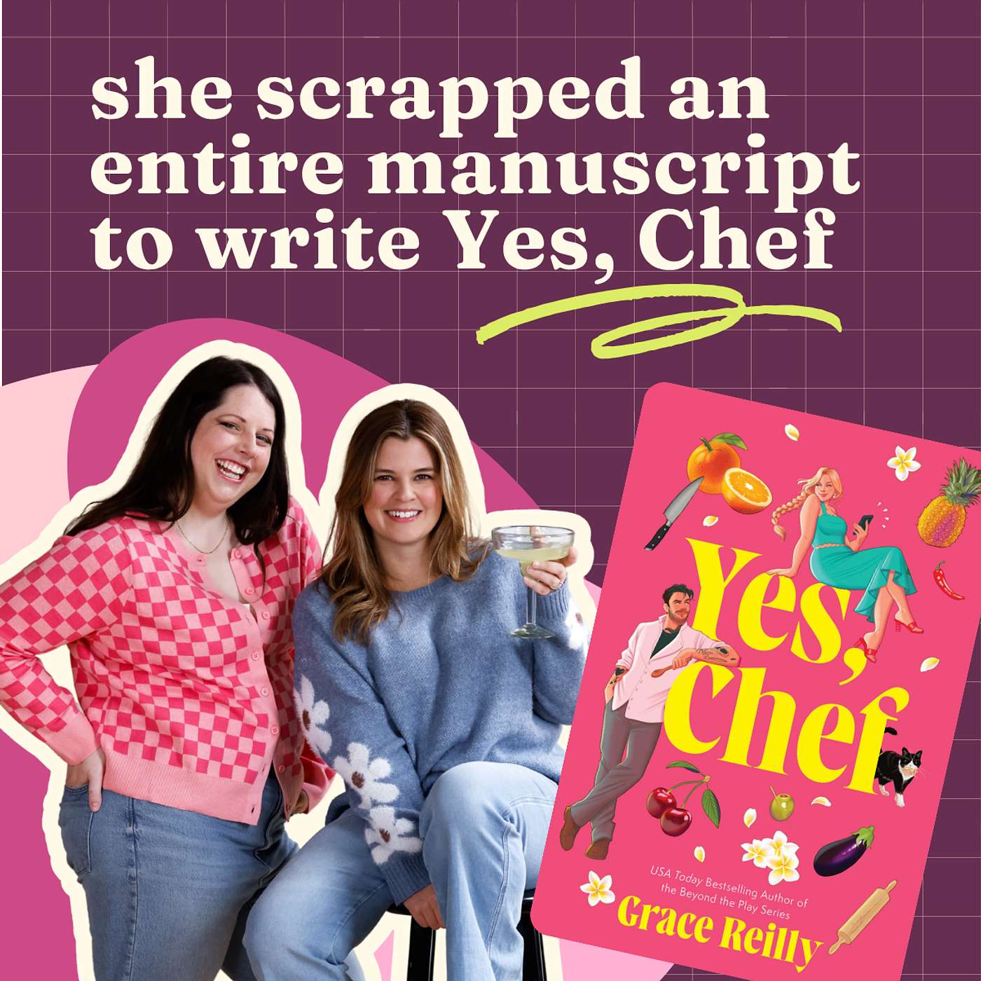 She Scrapped a Finished Manuscript to Write Yes, Chef | Grace Reilly episode artwork
