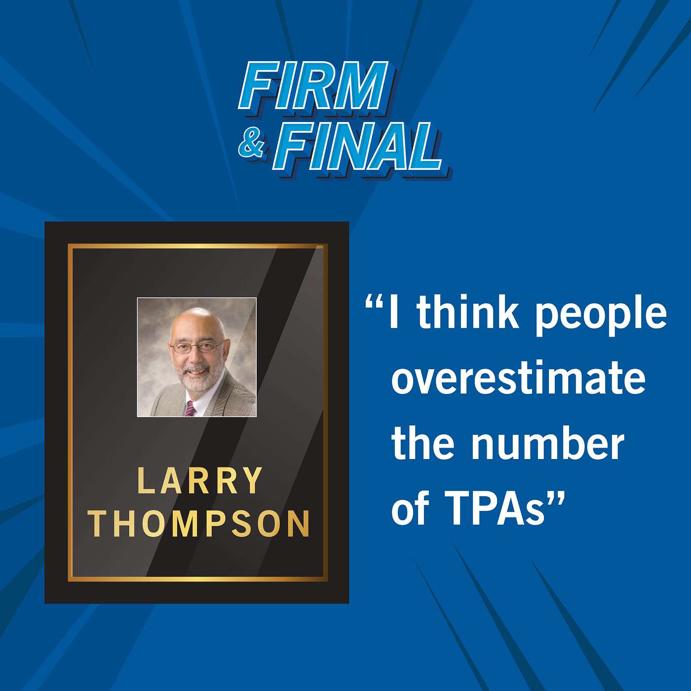 Firm & Final