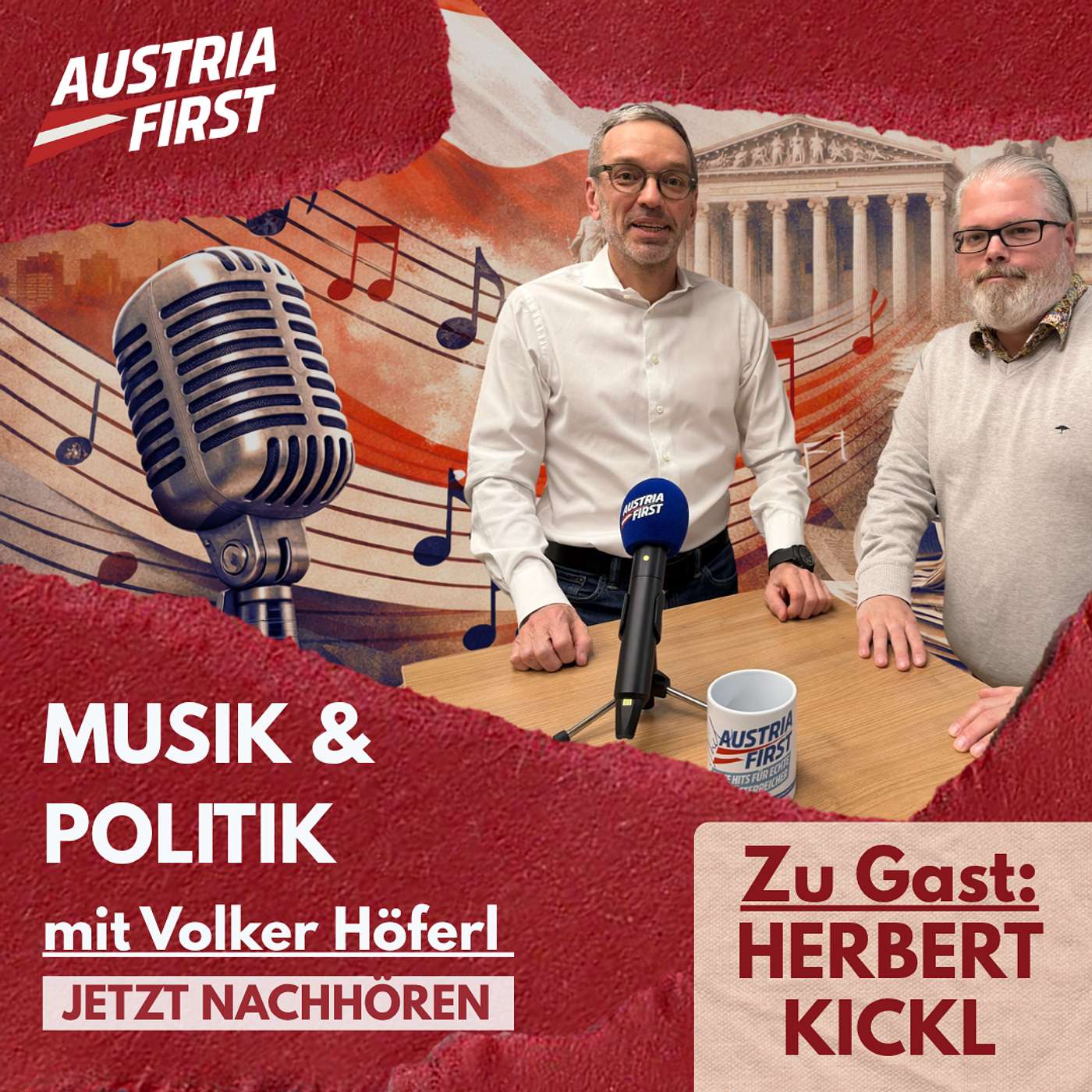 Herbert Kickl: Musik mit echten Stimmen und echten Instrumenten ist Trumpf – Musik und Politik episode artwork