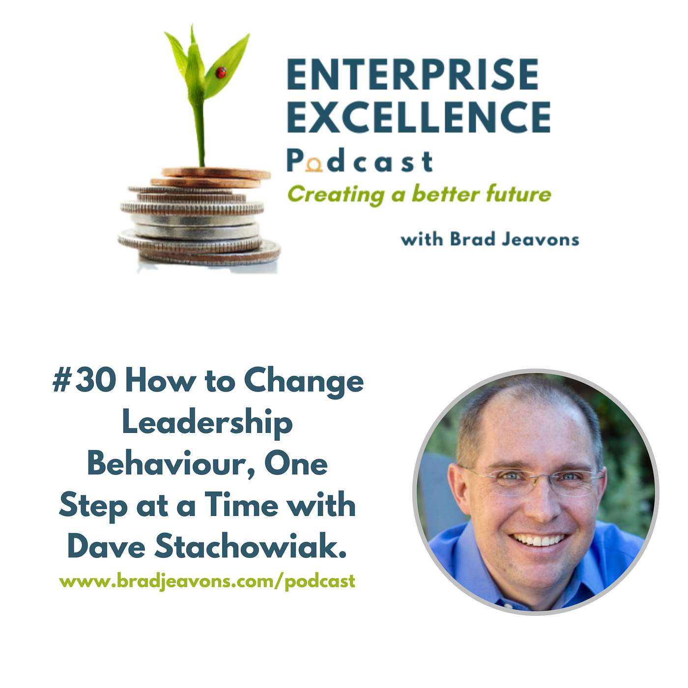 #30 How to Change Leadership Behaviour, One Step at a Time with Dave Stachowiak episode artwork