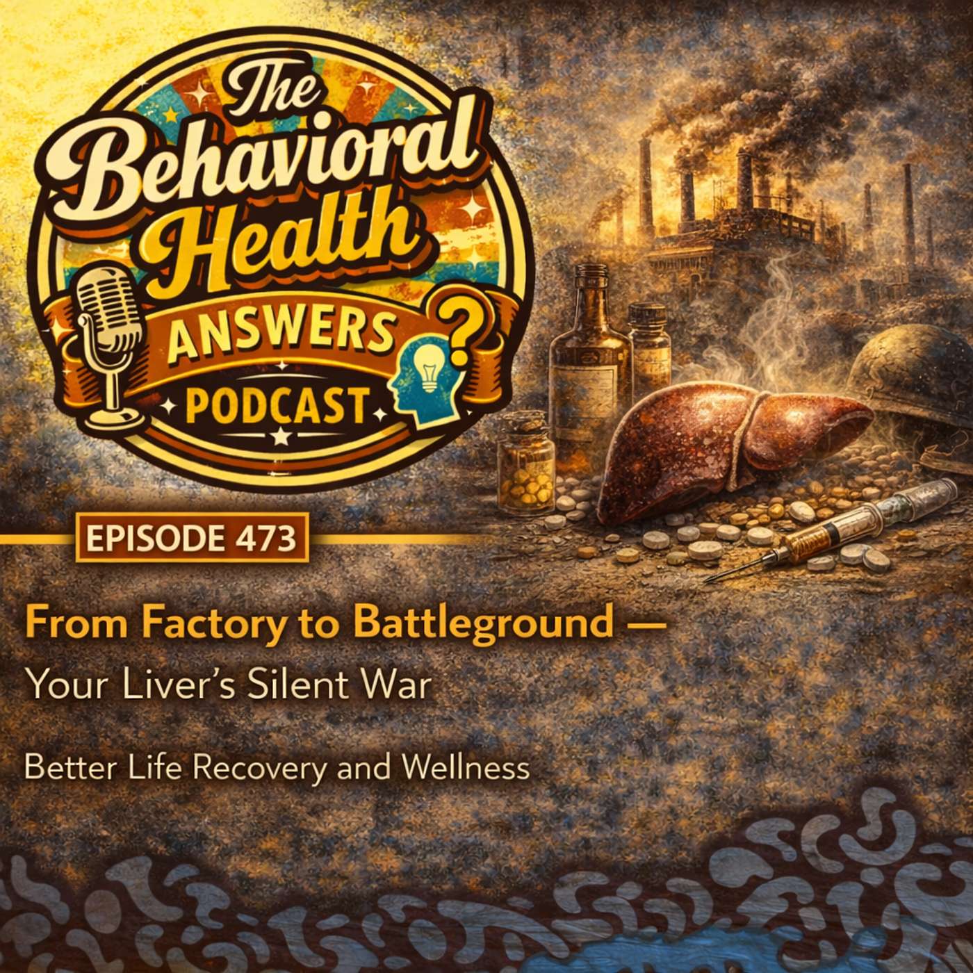 Episode 473: From Factory to Battleground - Your Liver's Silent War | Better Life Recovery and Wellness episode artwork