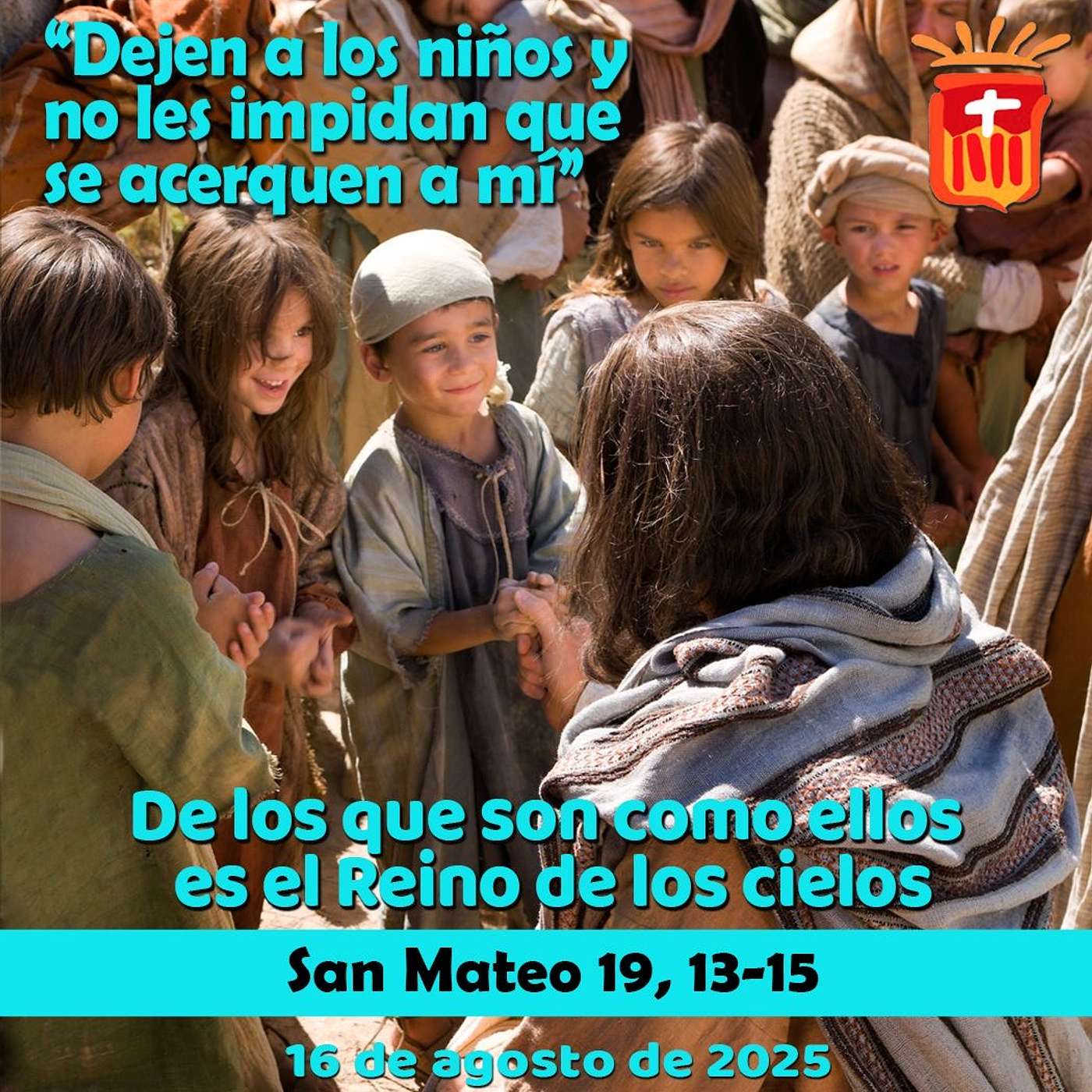 2025-08-16 San Mateo 9, 13-15: Sábado XIX Ordinario