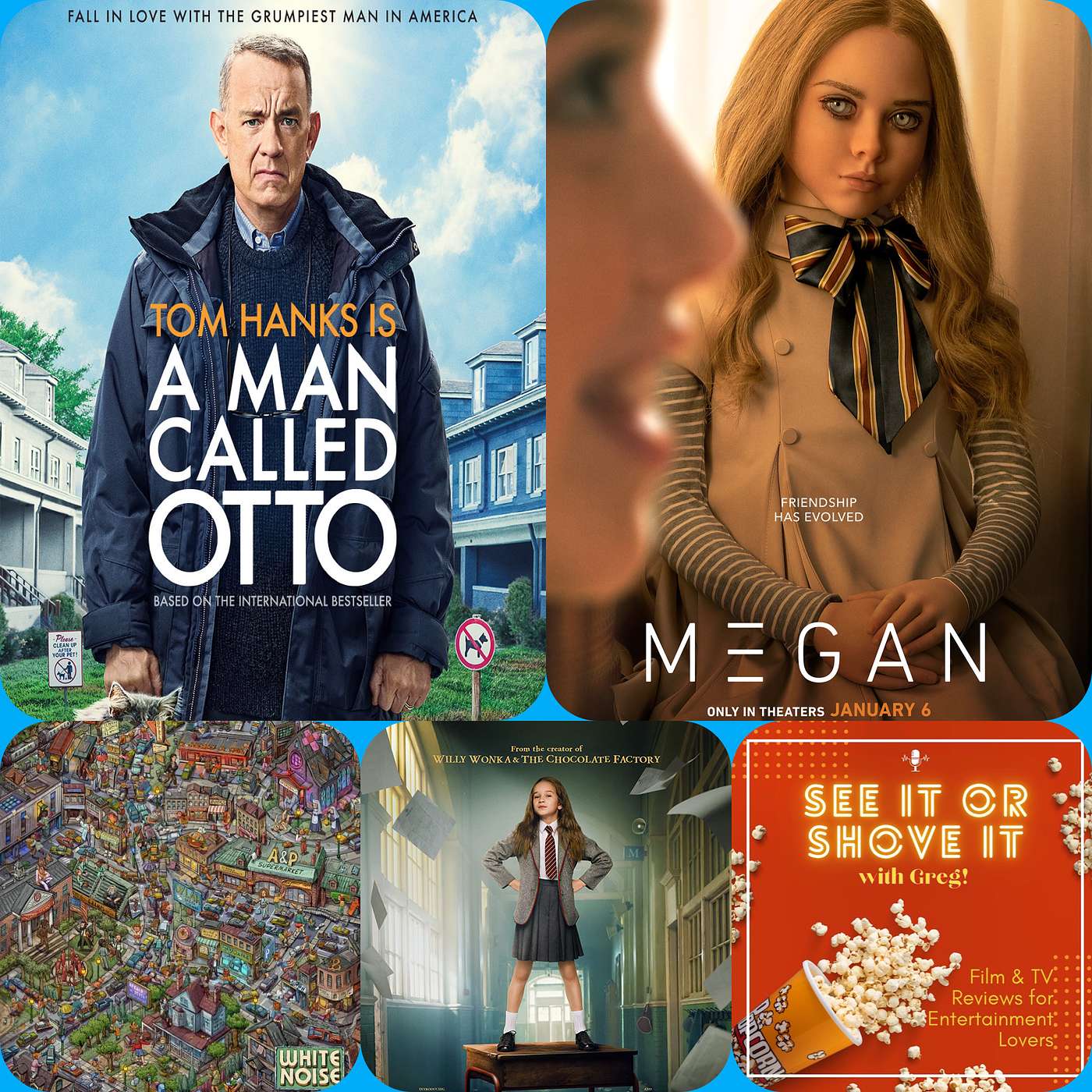 Episode 53 - A Man Called Otto, M3GAN, White Noise, Matilda: The Musical, BKR: Midnight Cowboy episode artwork