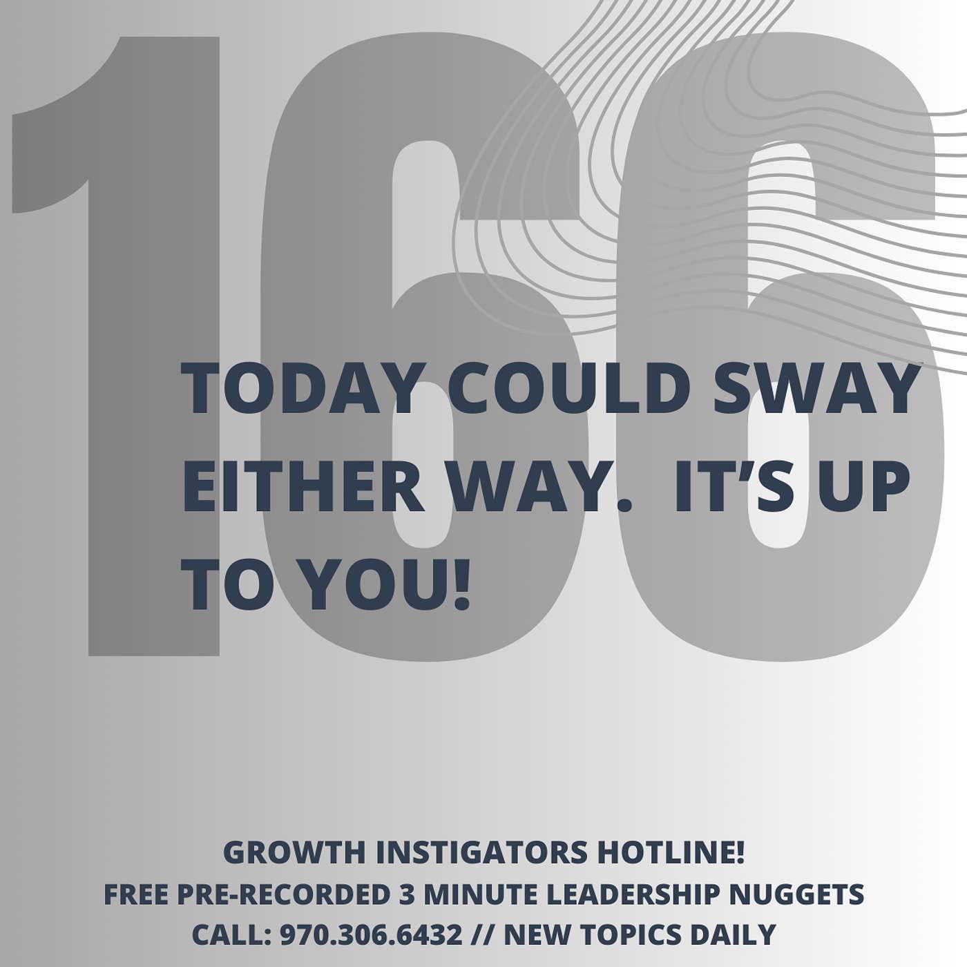 #166 Today could sway either way.  It's up to you! episode artwork
