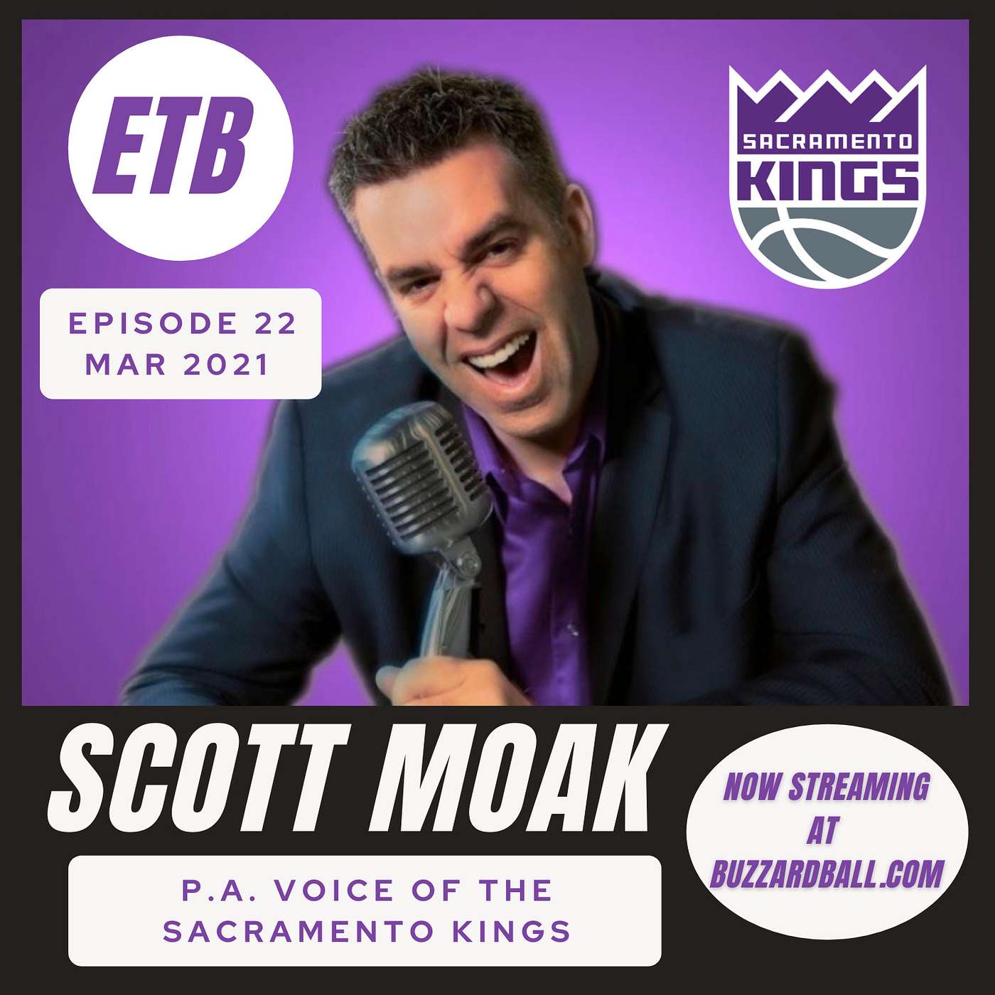 NO. 22 -- SCOTT MOAK | Sacramento Kings P.A. Announcer