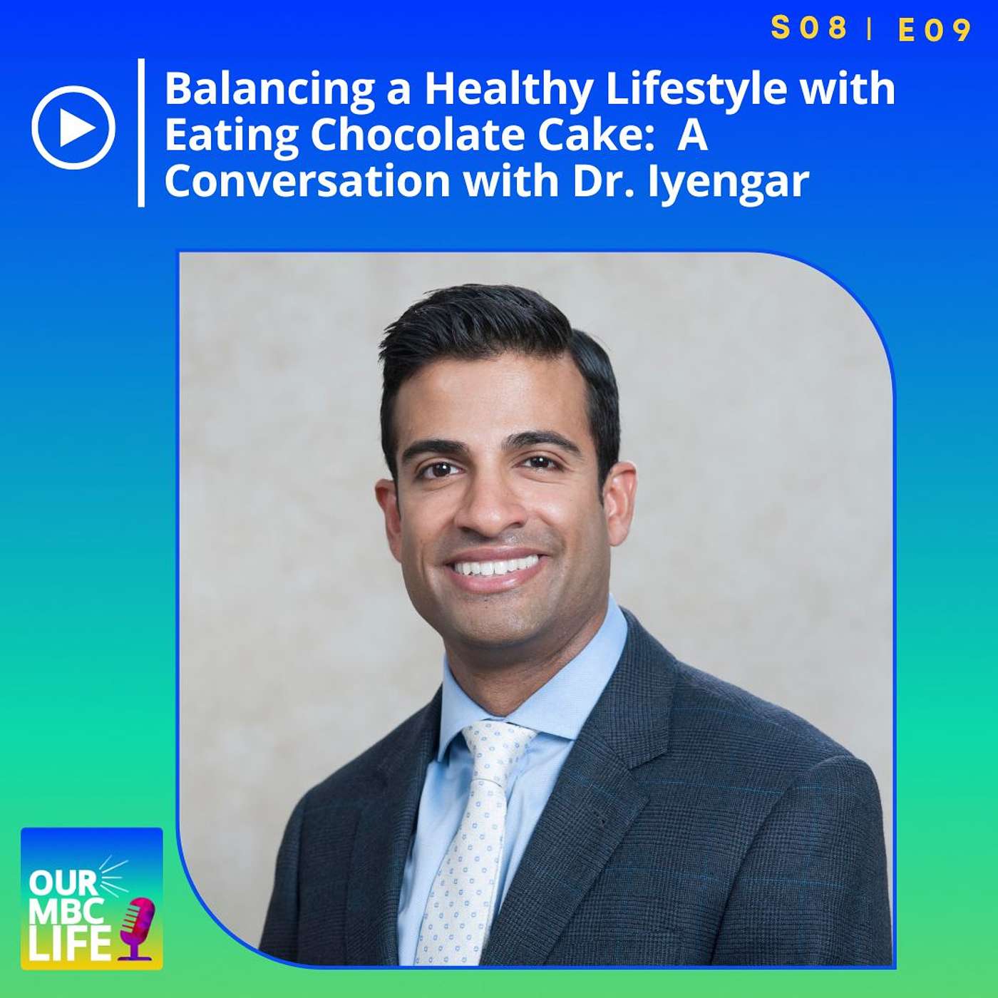 S08 E09 Balancing a Healthy Lifestyle with Eating Chocolate Cake: A Conversation with Dr. Neil Iyengar