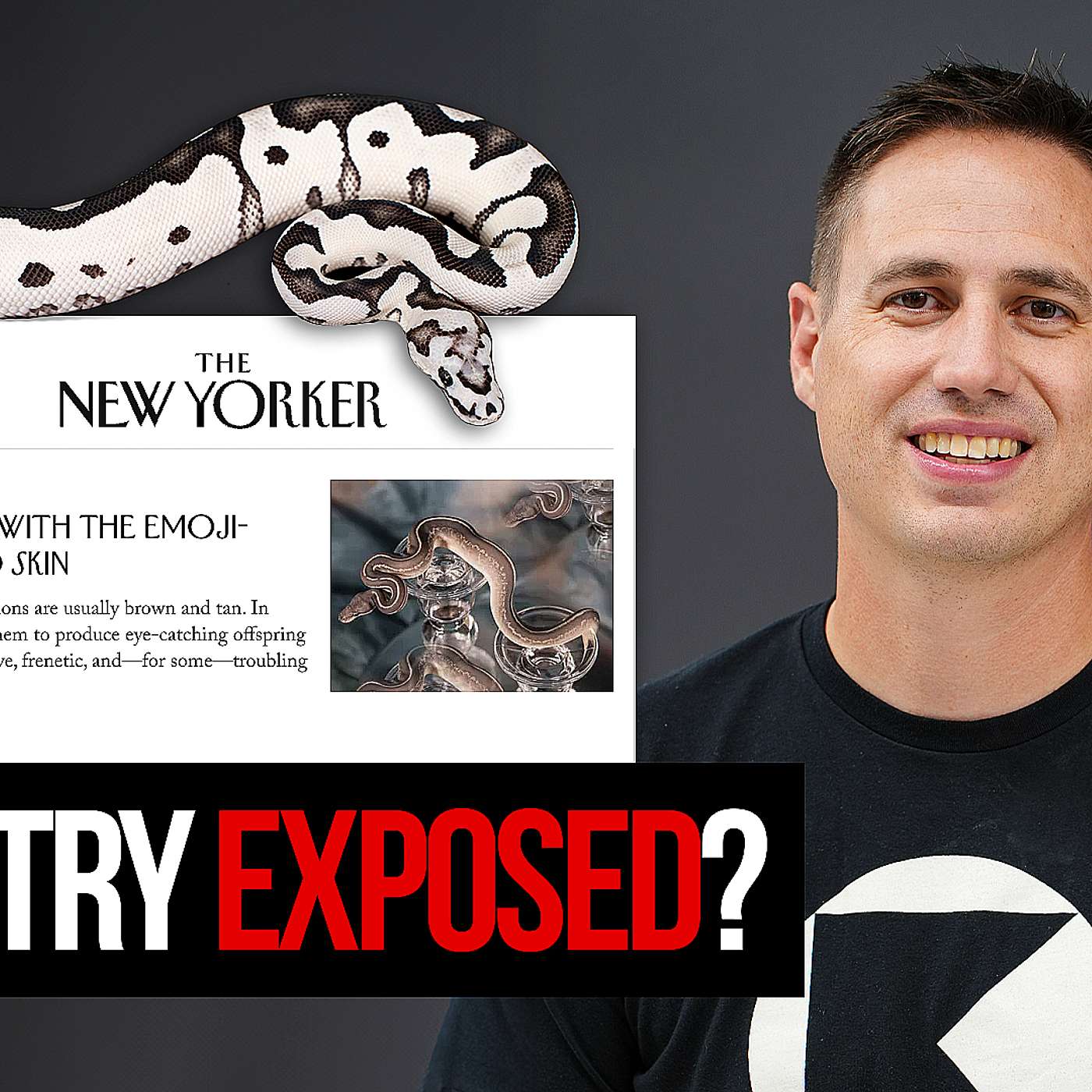 Justin Kobylka EXPOSES The Entire Reptile Industry On The New Yorker Newsletter