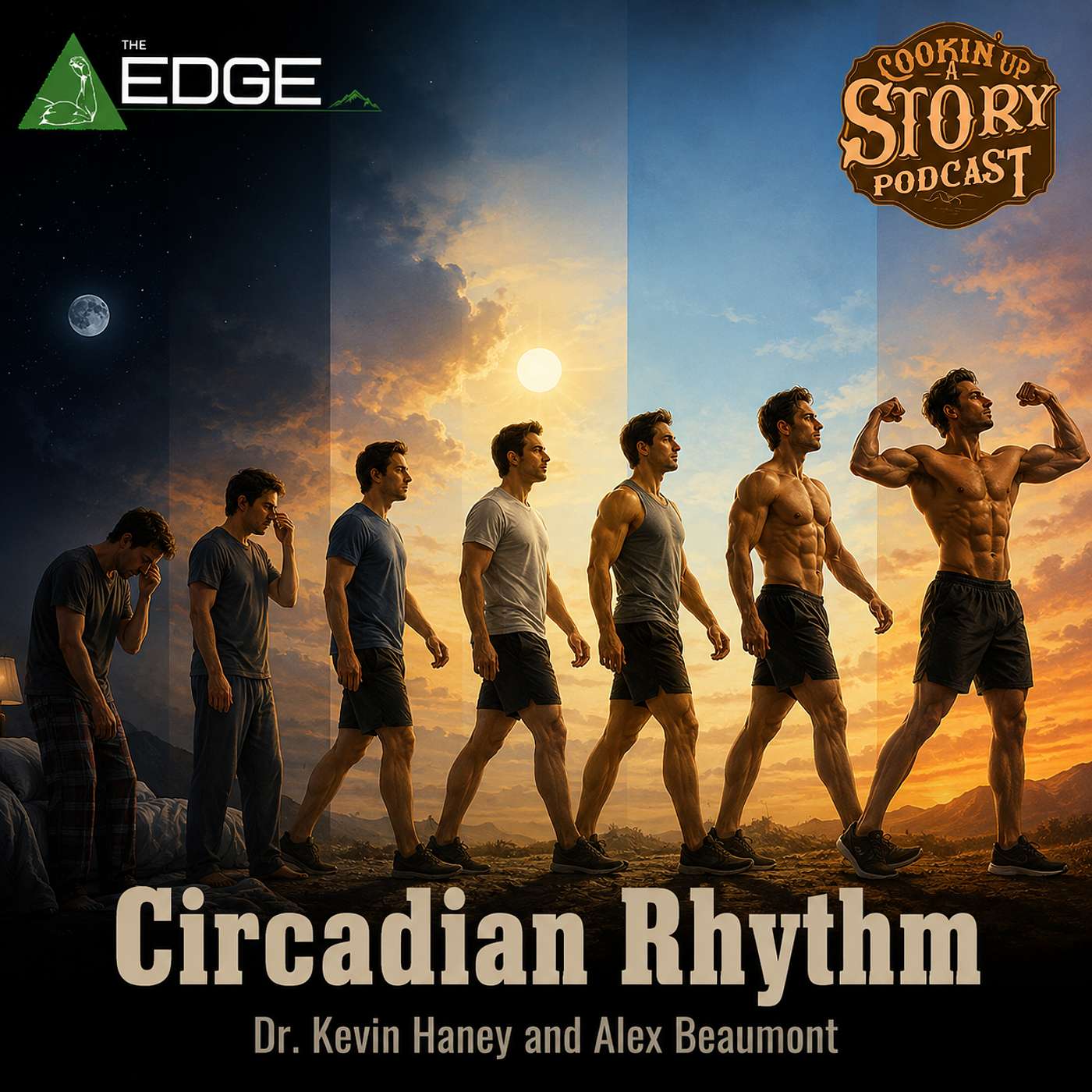 COOKIN' UP A STORY: Circadian Rhythm - Dr. Kevin Haney and Alex Beaumont episode artwork