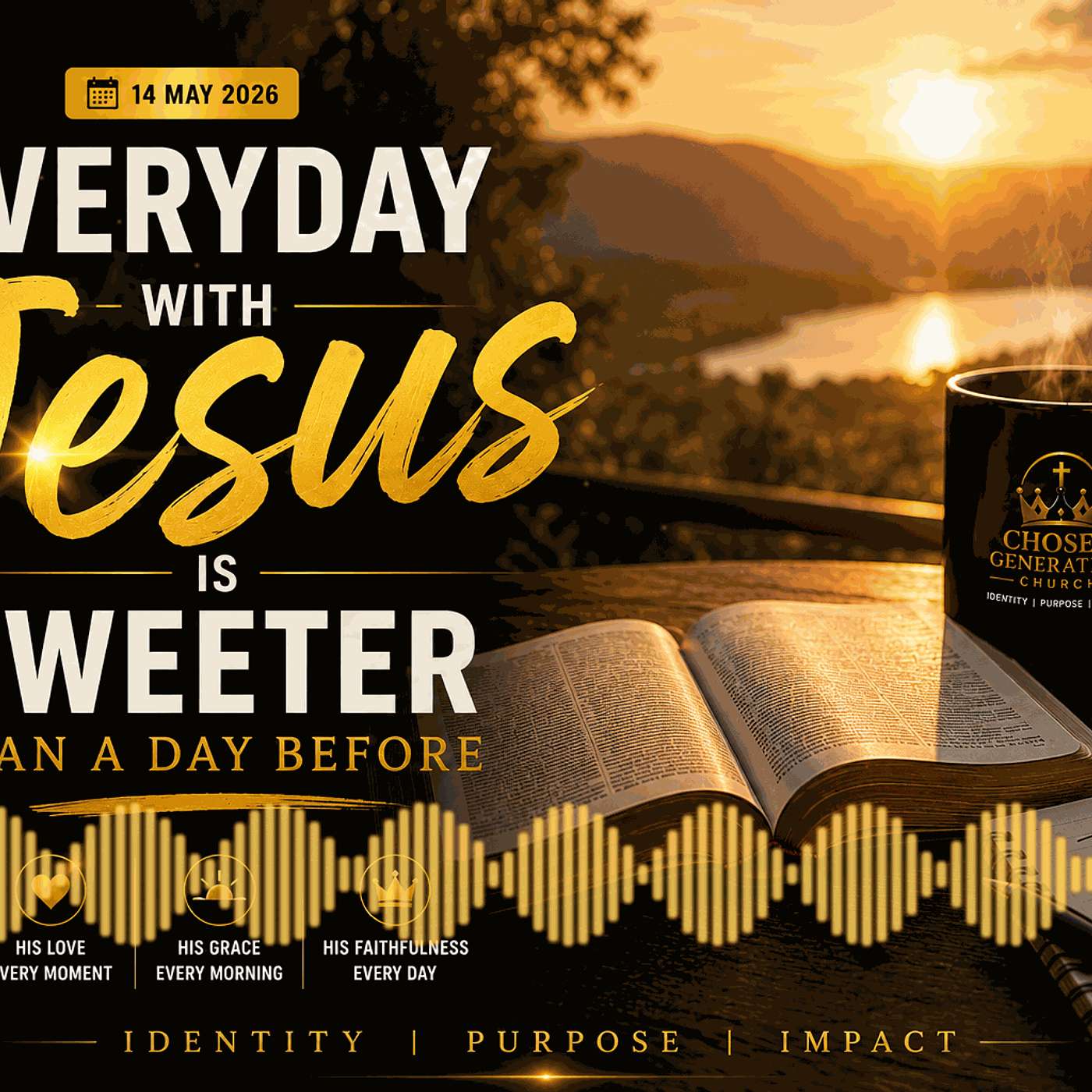 Everyday with Jesus is sweeter than a day before episode artwork