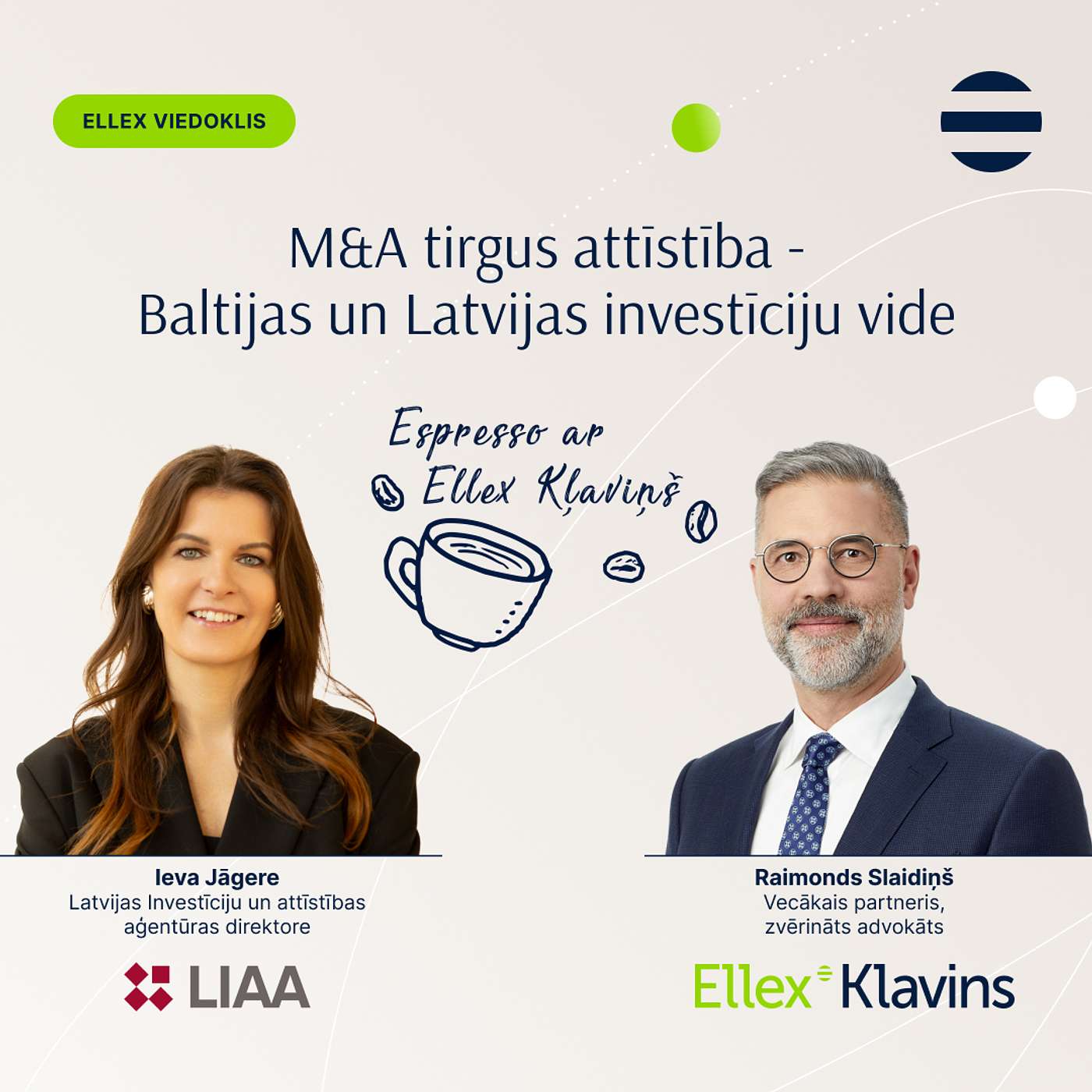 Espresso ar Ellex Klavins