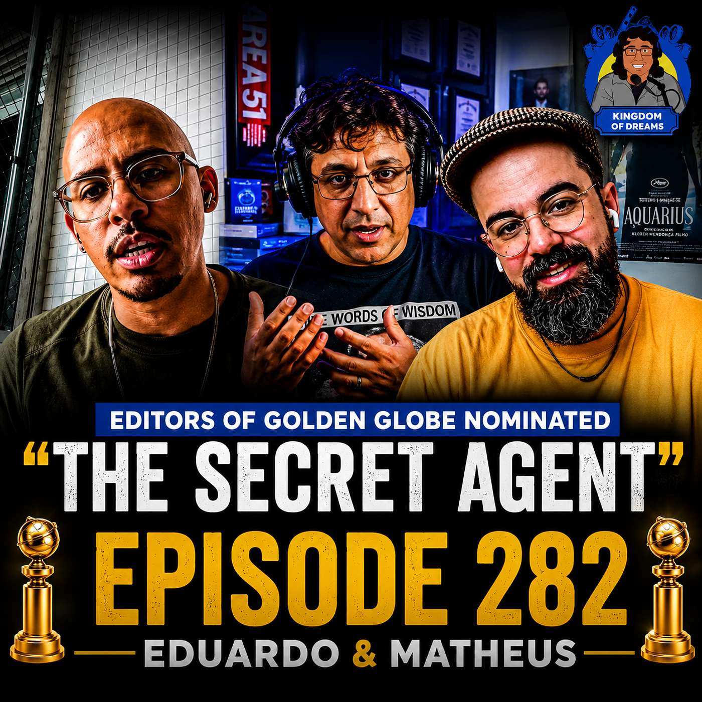 EP 282 - Editors of Golden Globe Nominated - "The Secret Agent" - Eduardo & Matheus