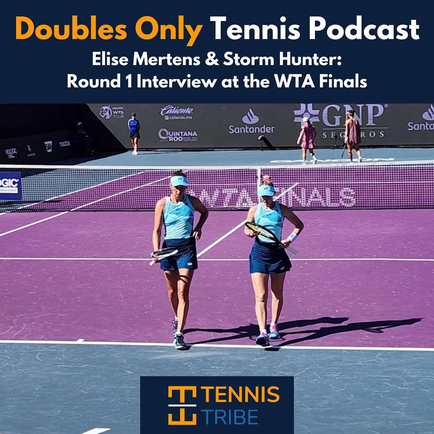 Elise Mertens & Storm Hunter: Round 1 Interview at the WTA Finals