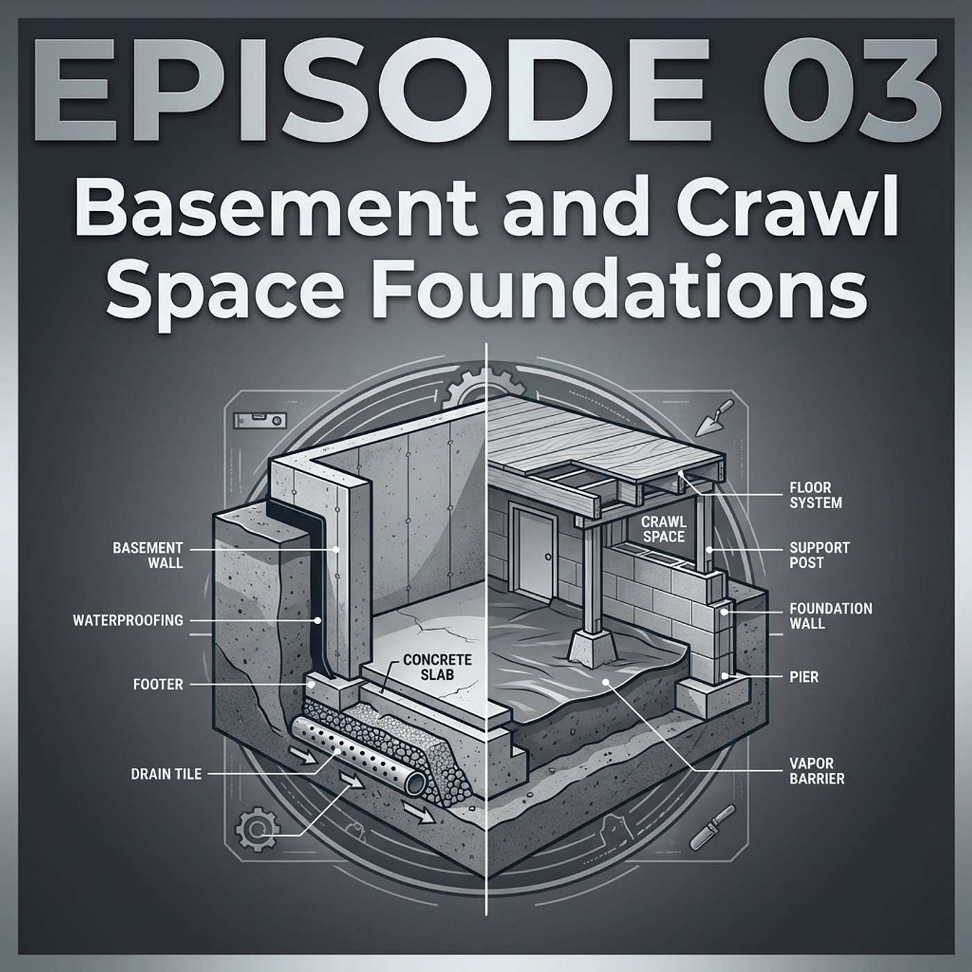 03 - Basement and Crawl Space Foundations episode artwork