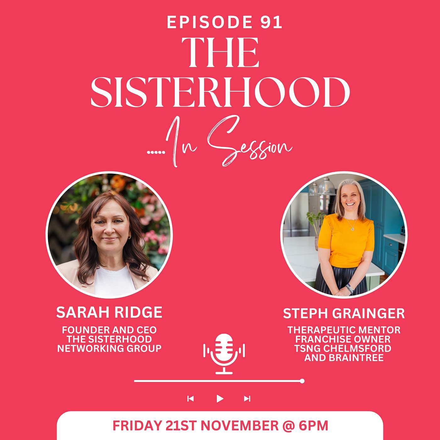 With Steph Grainger.....Therapeutic Mentor.....Owner Of The Sisterhood Networking Group Chelmsford & Braintree With Steph Grainger.....Therapeutic Mentor.....Owner Of The Sisterhood Networking Group Chelmsford & Braintree