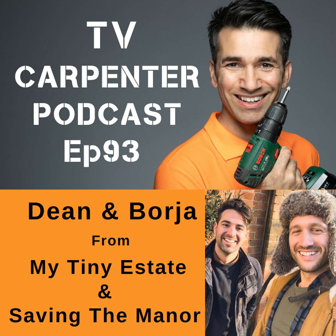 Wayne chats with Dean and Borja (my Tiny Estate) the stars of TV show 'Saving the manor"
