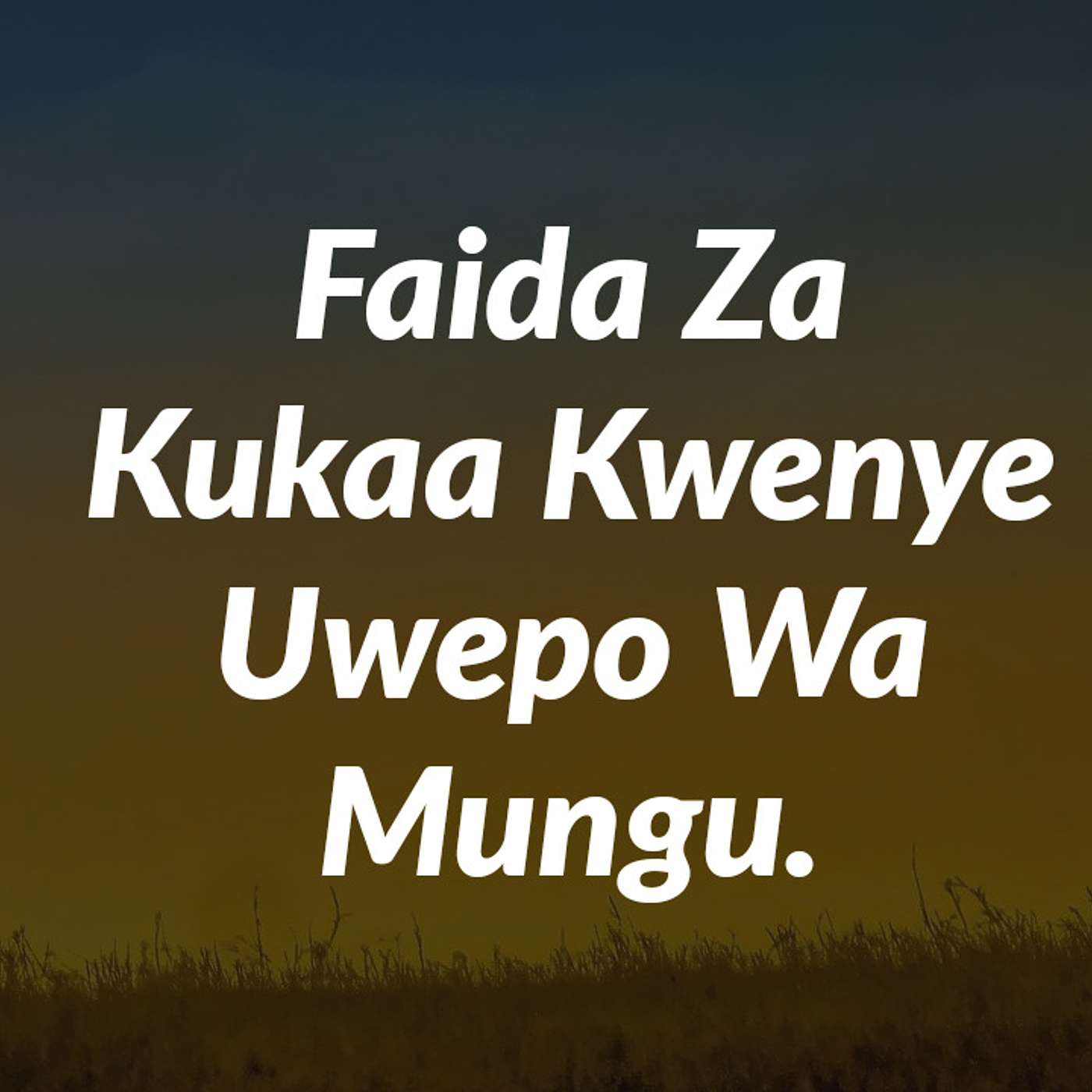 FAIDA ZA KUKAA KWENYE UWEPO WA MUNGU by Innocent Morris episode artwork