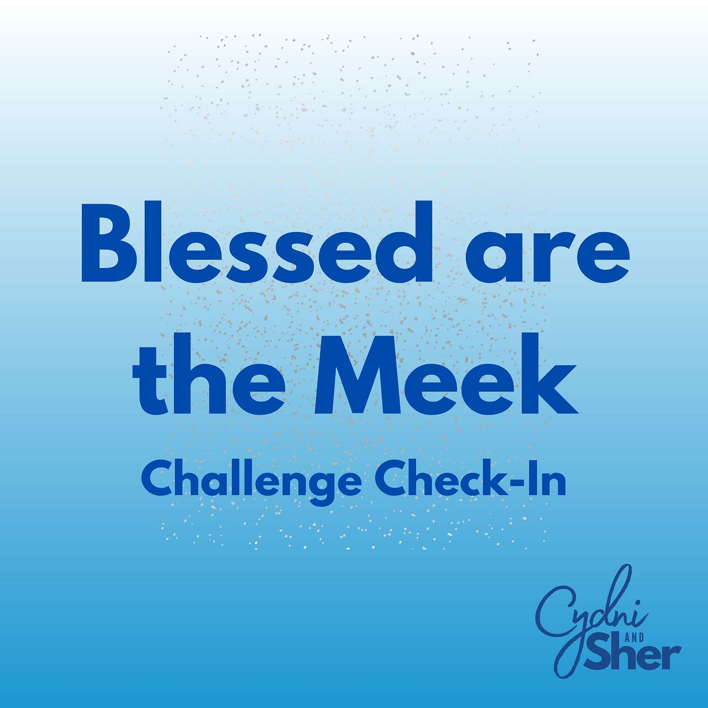 Blessed are the Meek Challenge Check-In