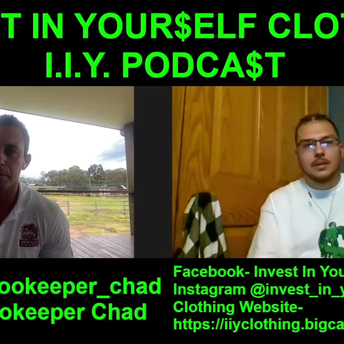 I.I.Y. Podcast Featuring Zookeeper Chad (Australia manger of 3 zoos and saved zoo from wild fire) 55 episode artwork