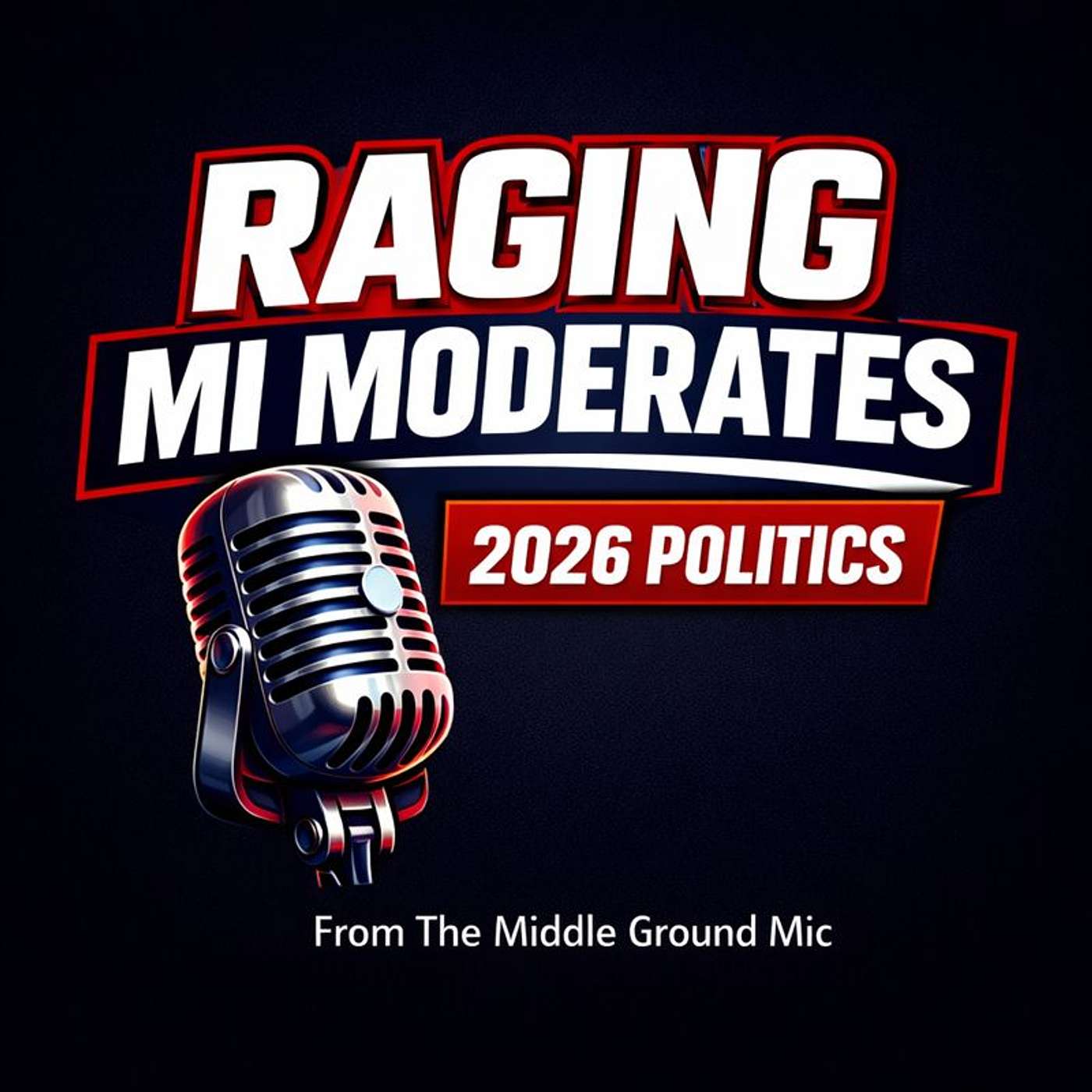 Raging MI Moderates: 2026 Politics Artwork