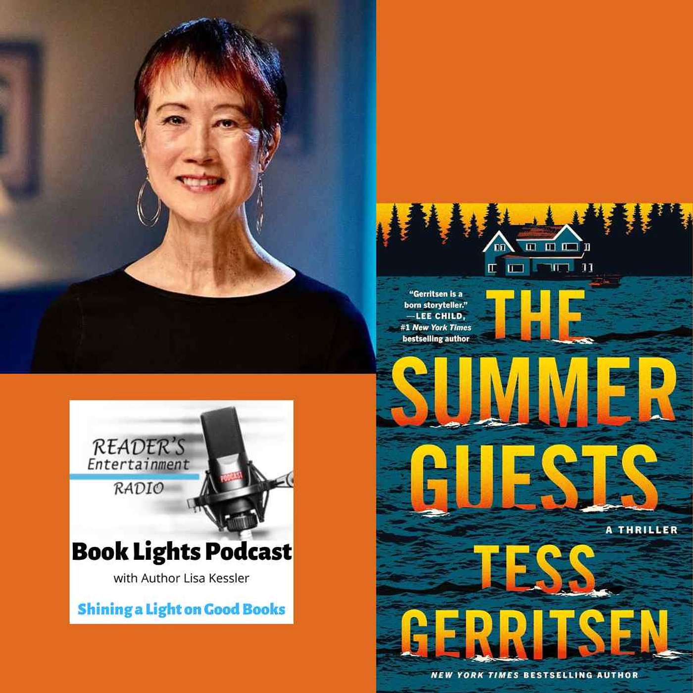 Thrillers and Spies with NYT Best Seller Tess Gerritsen on Book Lights episode artwork