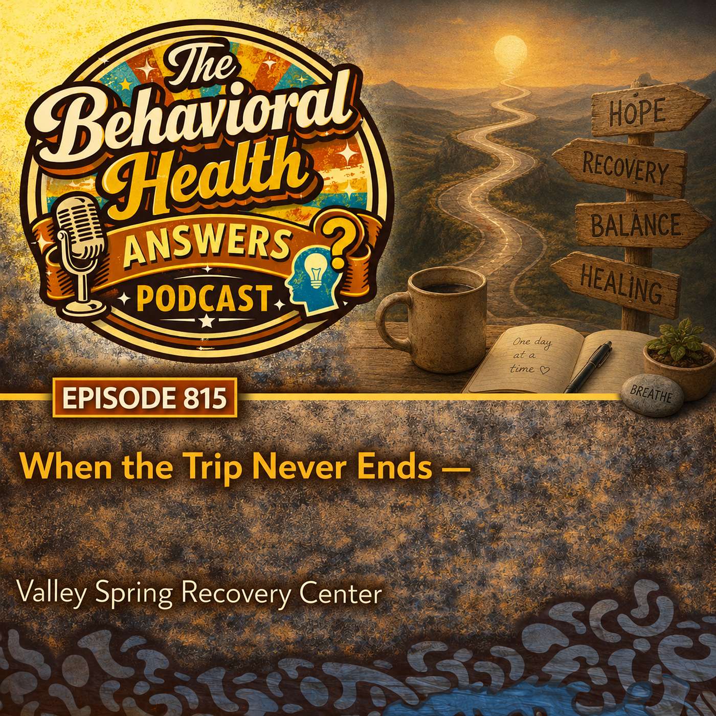 Episode 815: When the Trip Never Ends | Valley Spring Recovery Center episode artwork