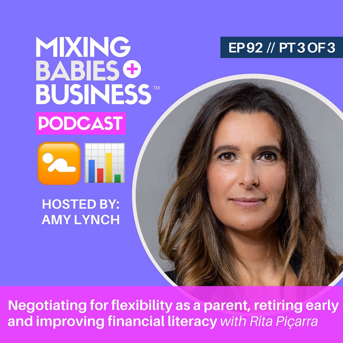 092 | Negotiating for flexibility as a parent, retiring early and improving financial literacy with Rita Piçarra | PT 3