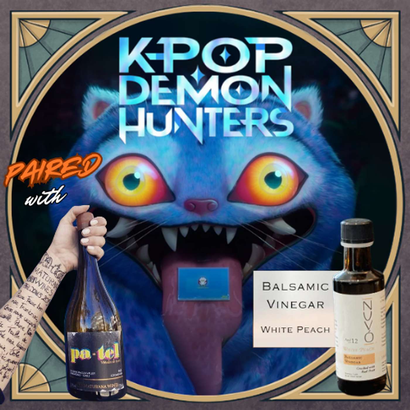 KPOP DEMON HUNTERS (2025) Paired with Chilean Pais and Sipping Vinegar