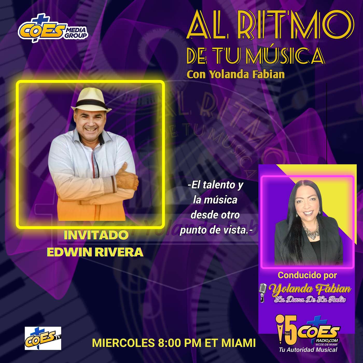 Edwin Rivera en Al Ritmo de tu Música con Yolanda Fabian episode artwork
