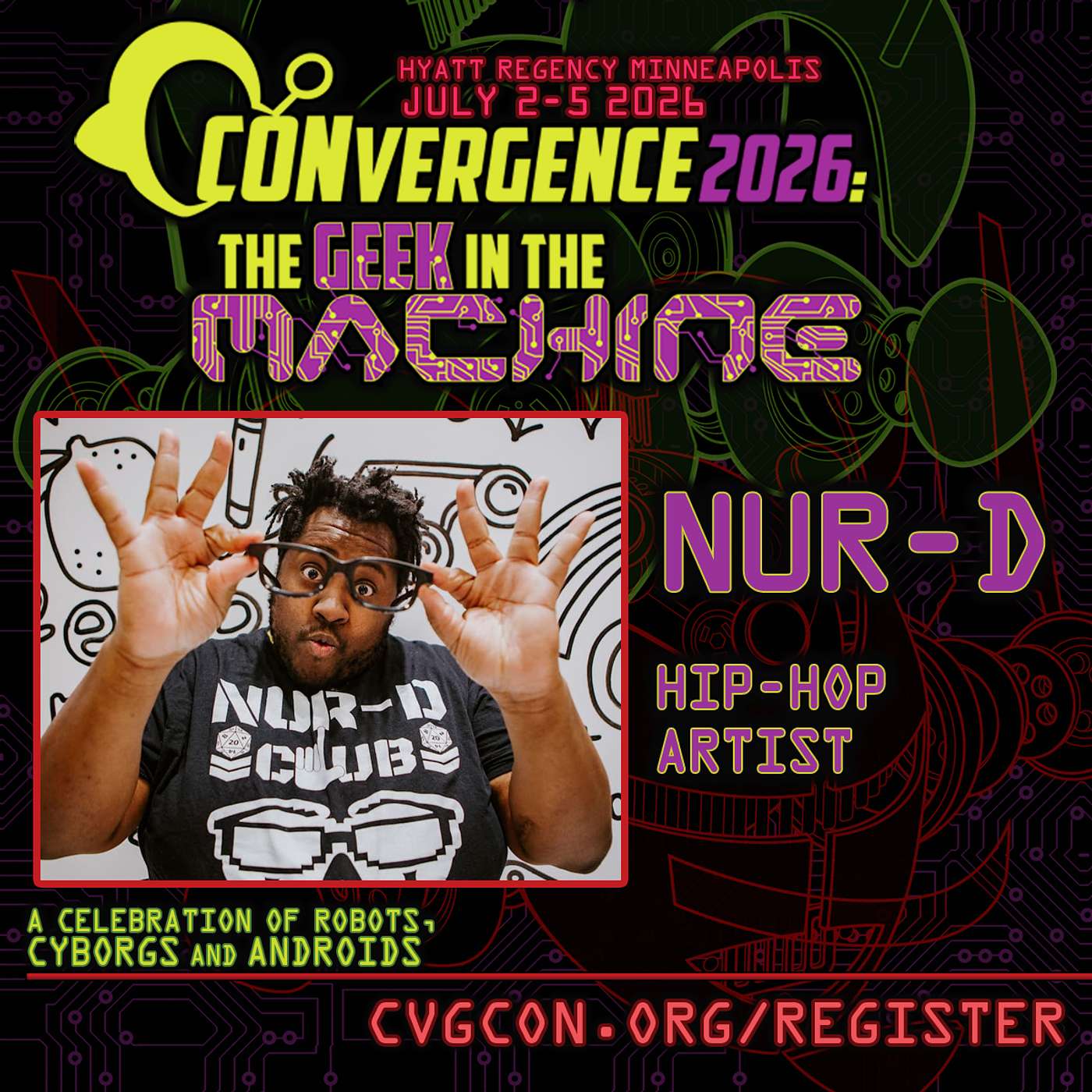 Nur-D on CONvergence CON-Link episode artwork