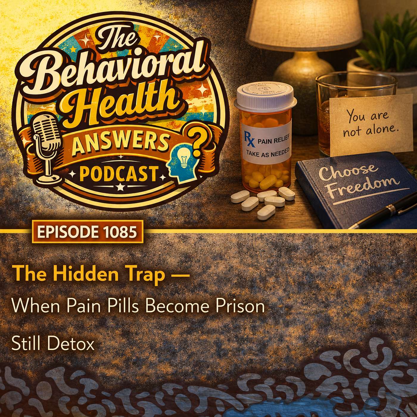 Episode 1085: The Hidden Trap - When Pain Pills Become Prison | Still Detox episode artwork
