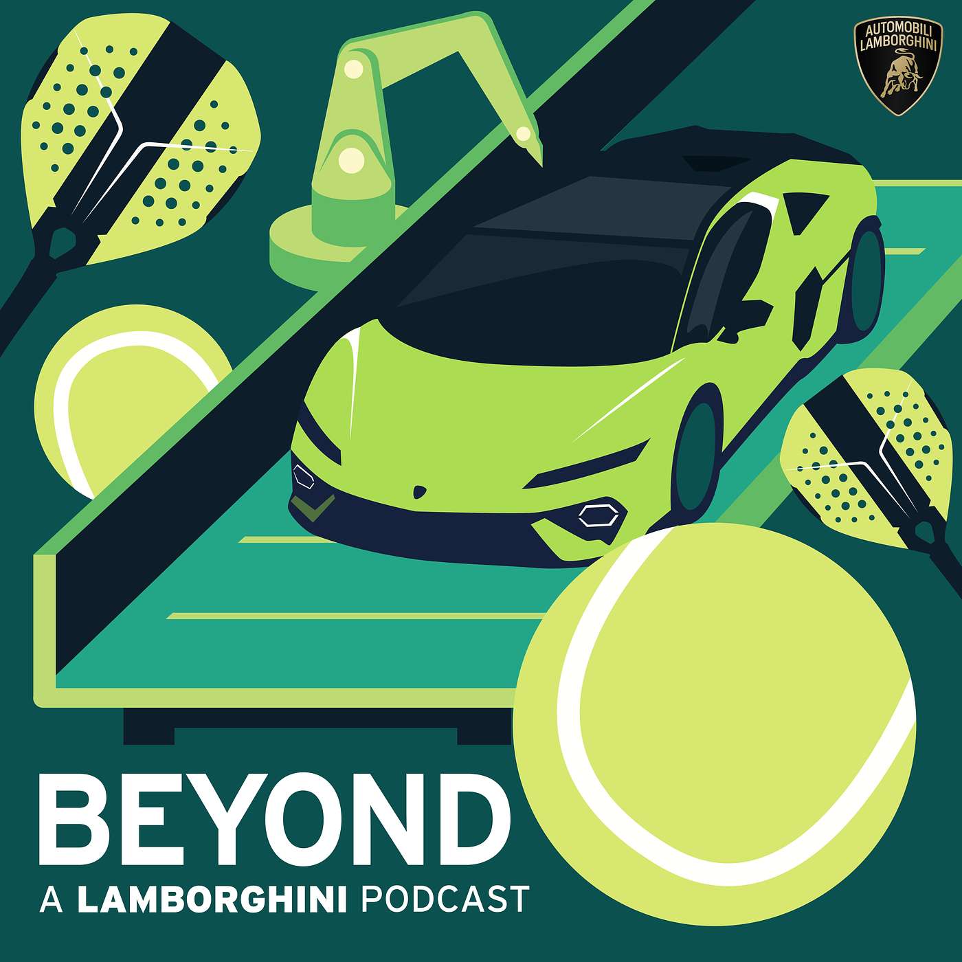 Game-changers: Aldric Bourgier, Chief Innovation and Development Officer at Babolat and Ranieri Niccoli, Lamborghini’s Chief Manufacturing Officer, debate the shared synergies in creating padel rackets and Lamborghini super sports cars