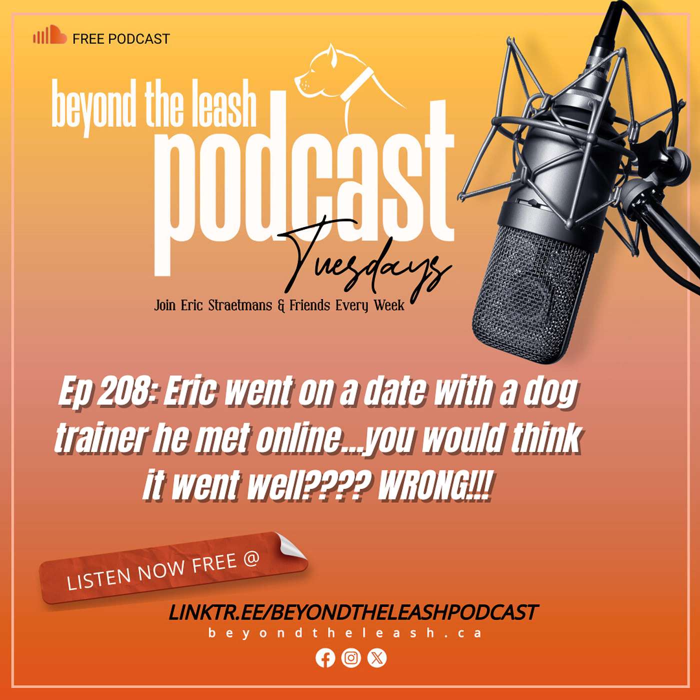 Ep 208: Eric went on a date with a dog trainer he met online...you would think it went well???? WRONG!!! Ep 208: Eric went on a date with a dog trainer he met online...you would think it went well???? WRONG!!!